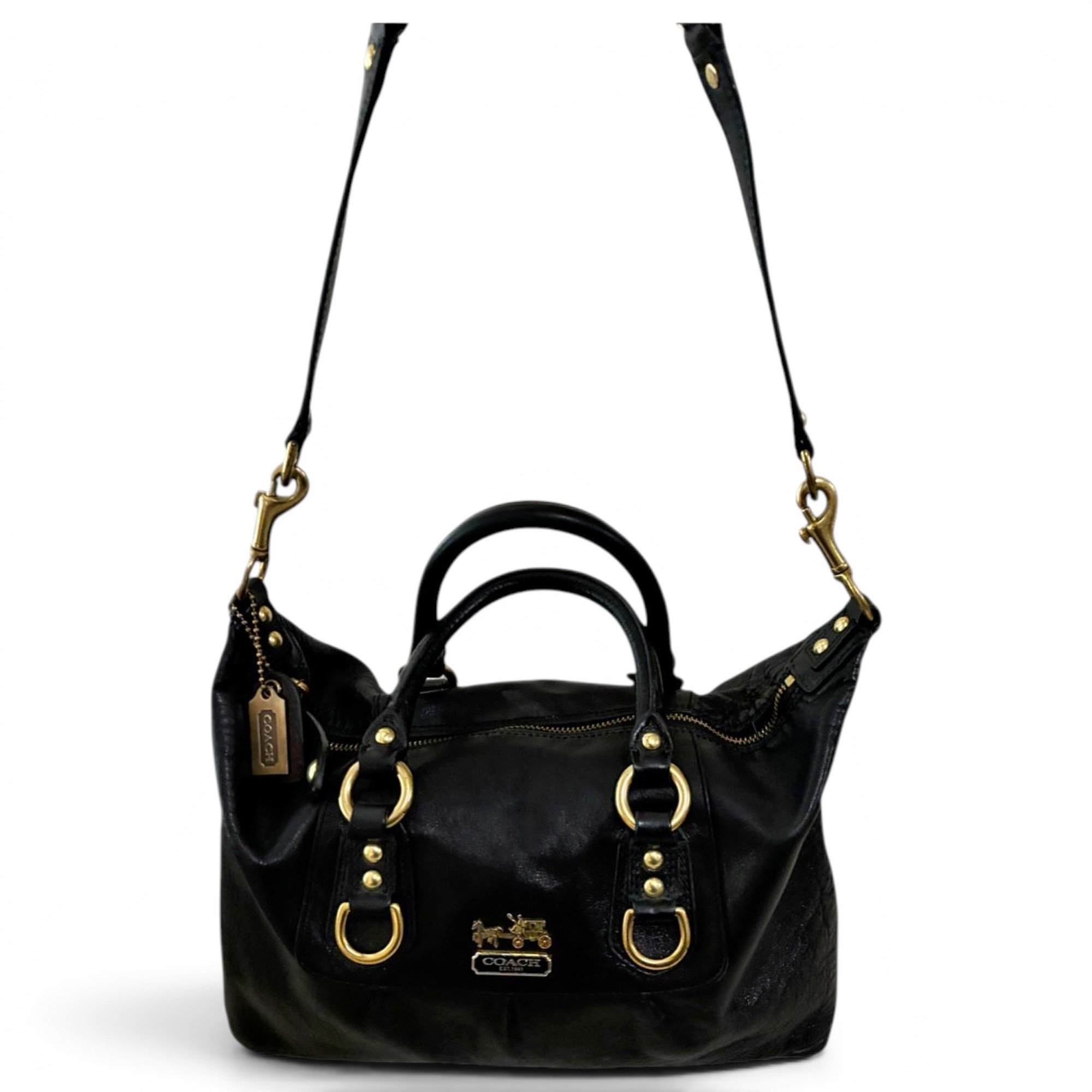 Leather handbag