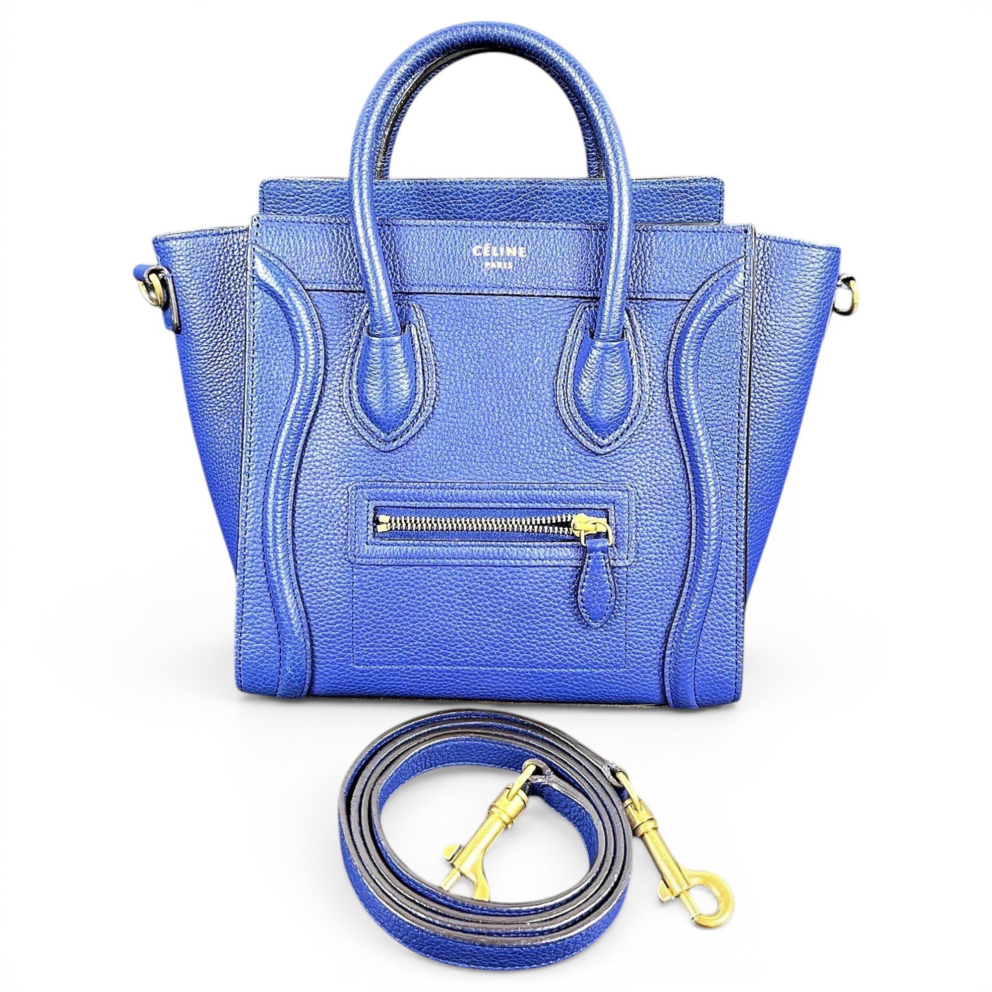 Nano Luggage leather handbag