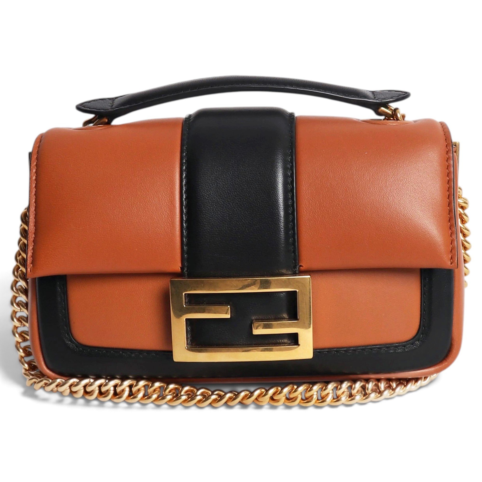 Baguette leather handbag