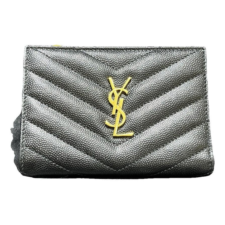 Leather clutch bag