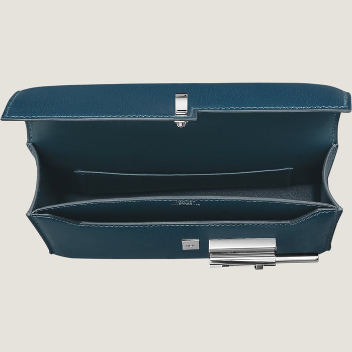 Deep Blue Verrou Chaine Mini Bag