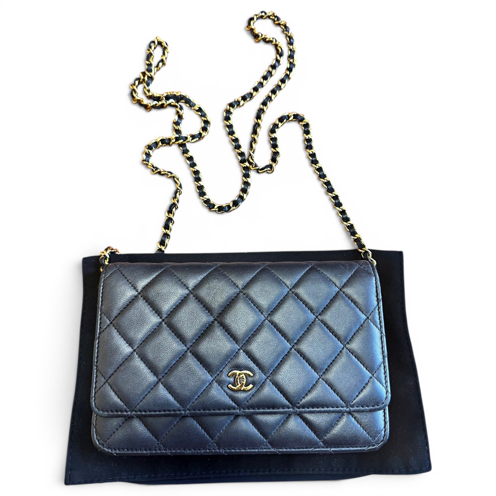 Wallet On Chain Timeless/Classique leather crossbody bag