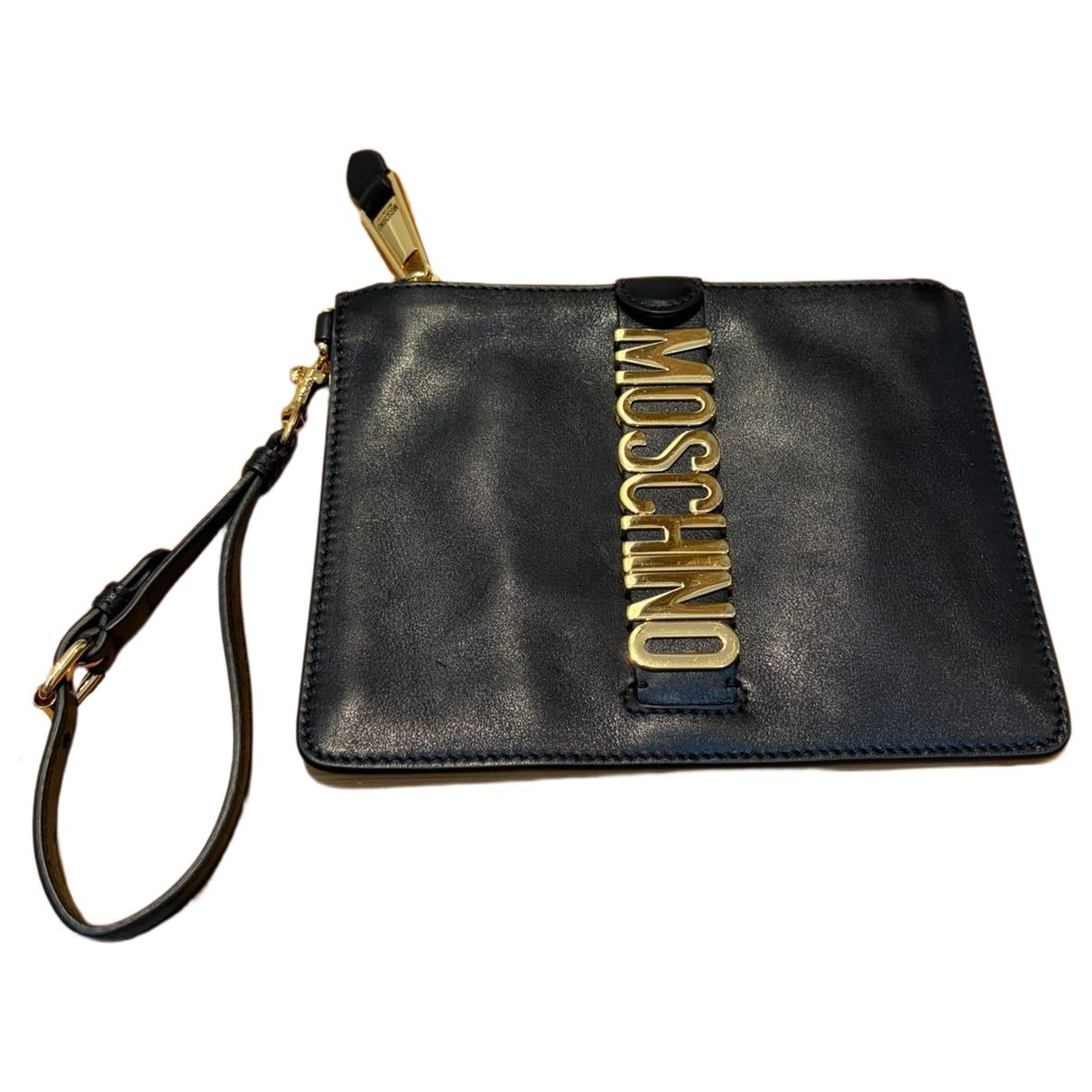 Moschino Leather clutch bag