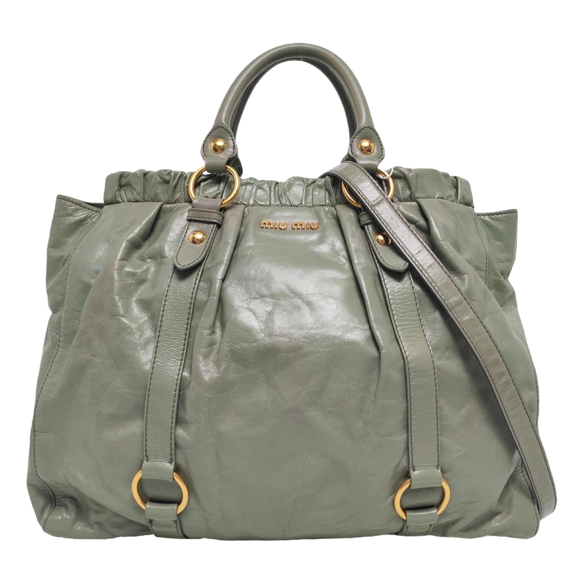 Leather handbag