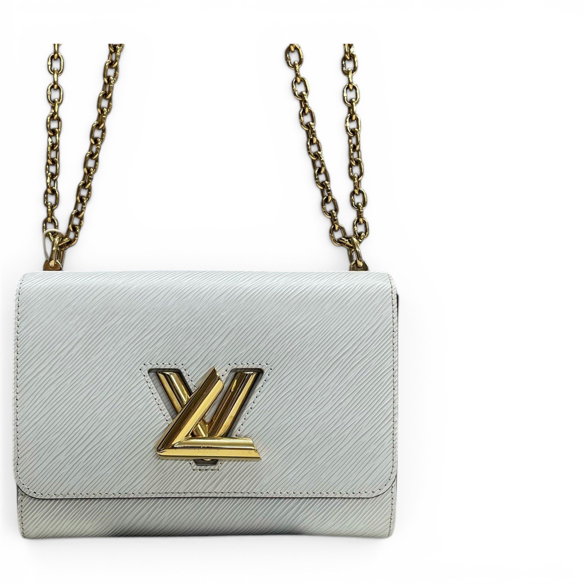Twist leather handbag