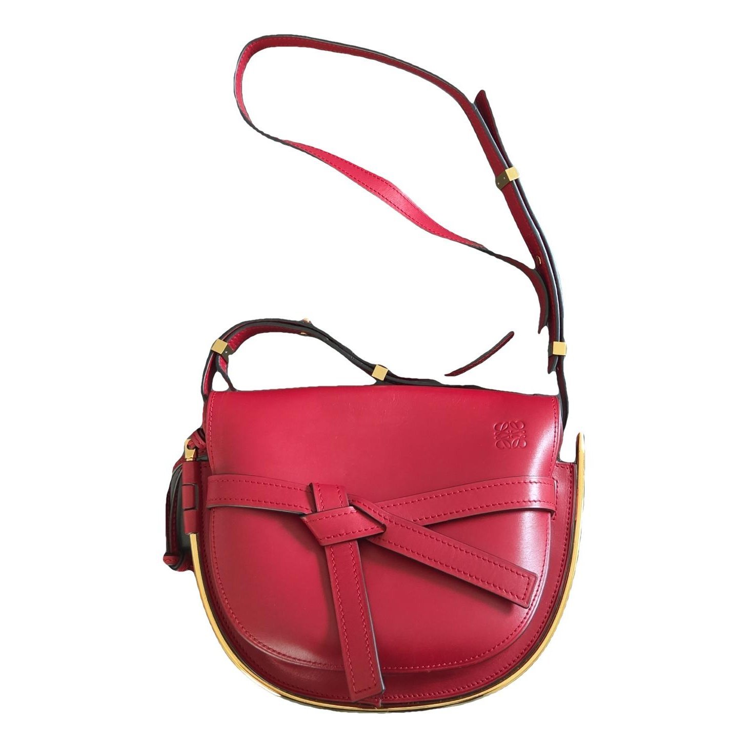 Gate leather crossbody bag