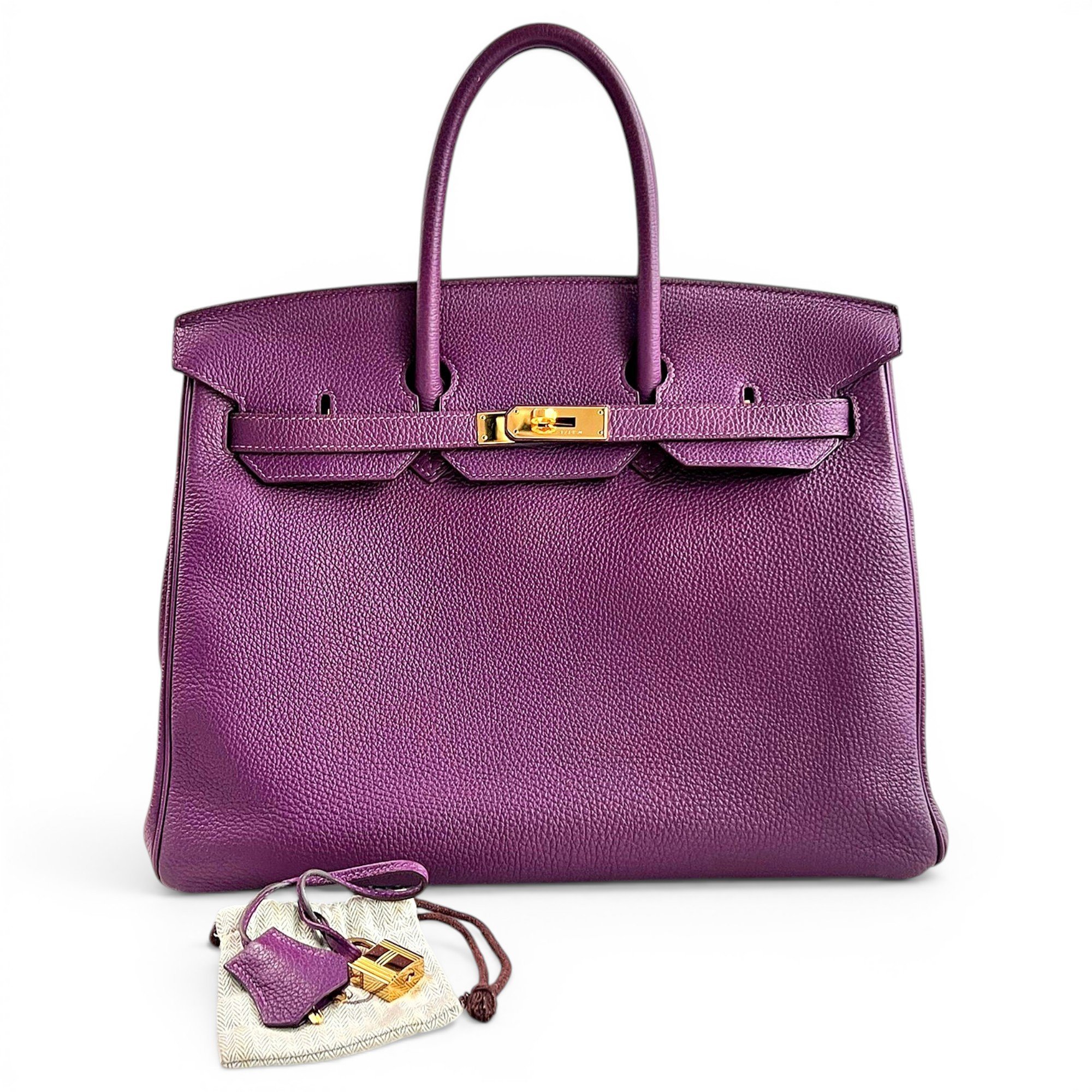 Birkin 35 leather handbag