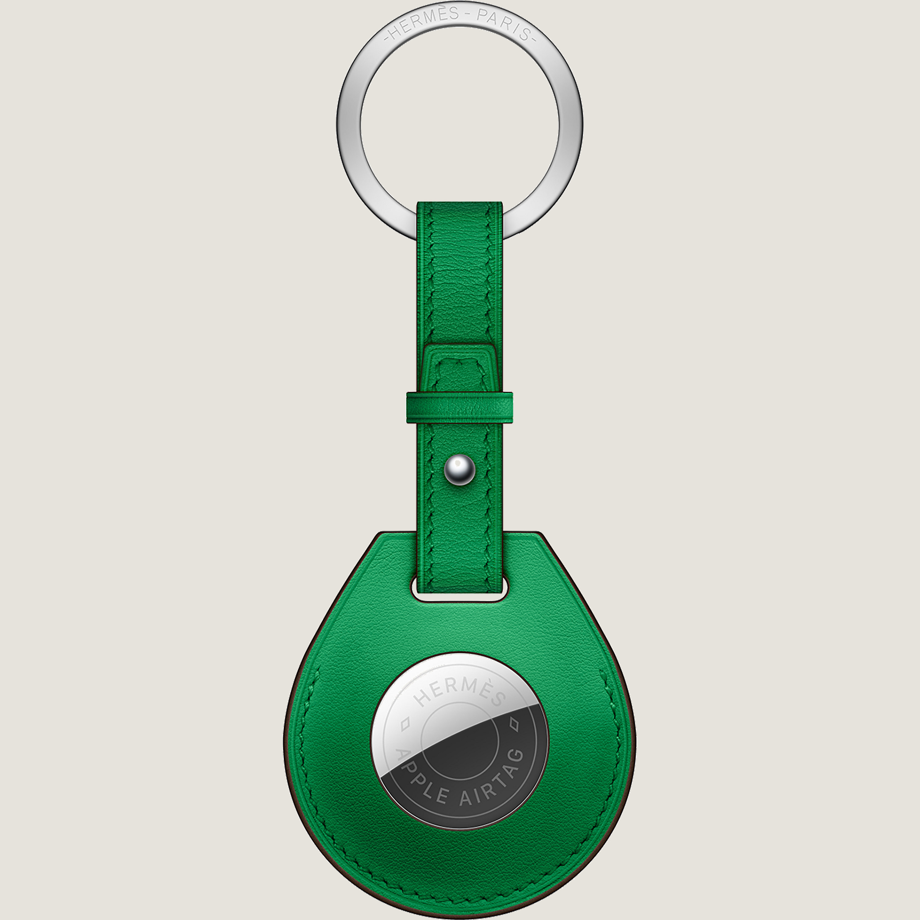Apple Air Tag Hermès Key Ring