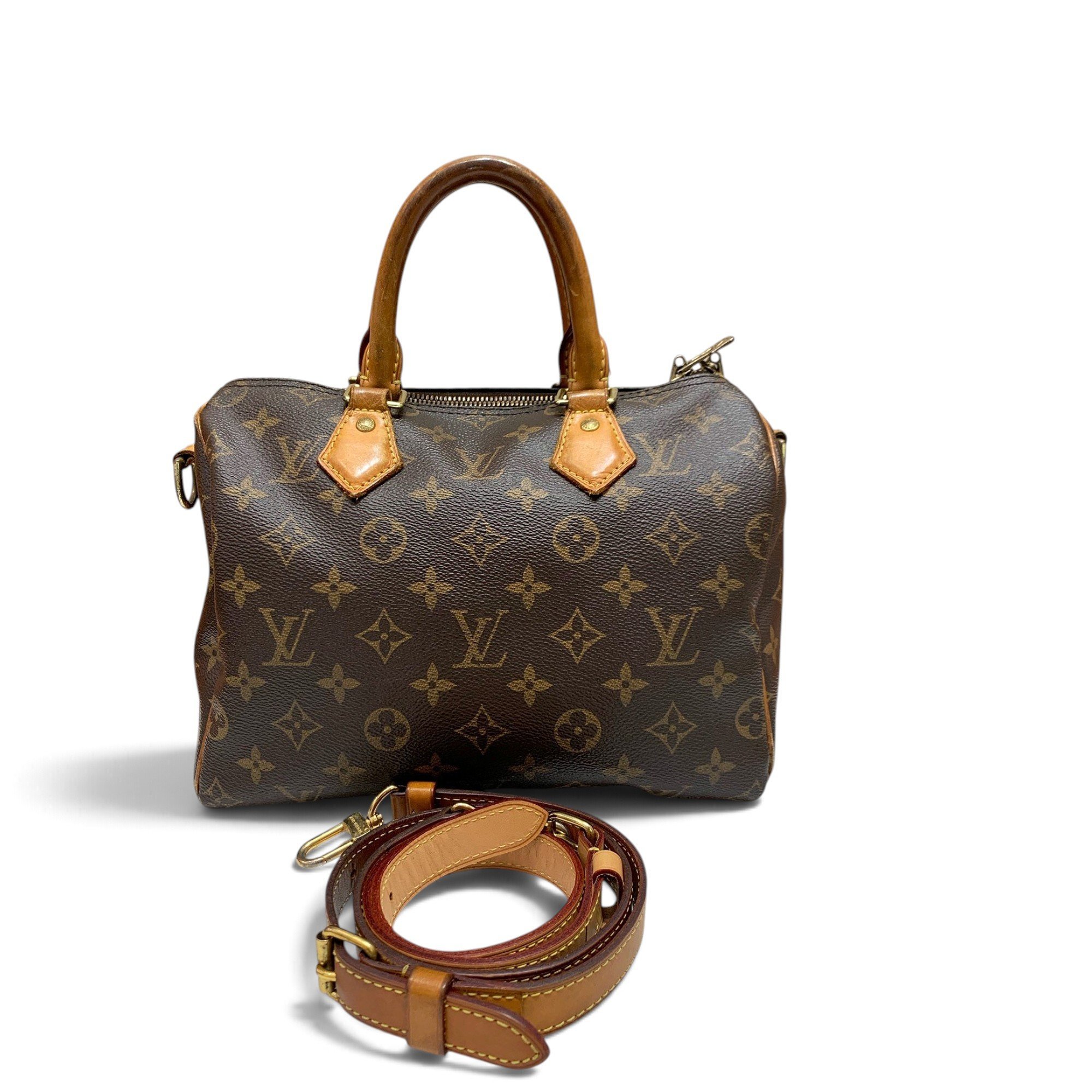 Speedy leather handbag