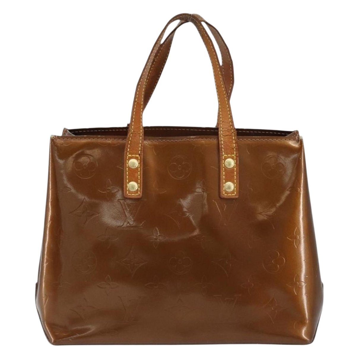 Reade patent leather handbag