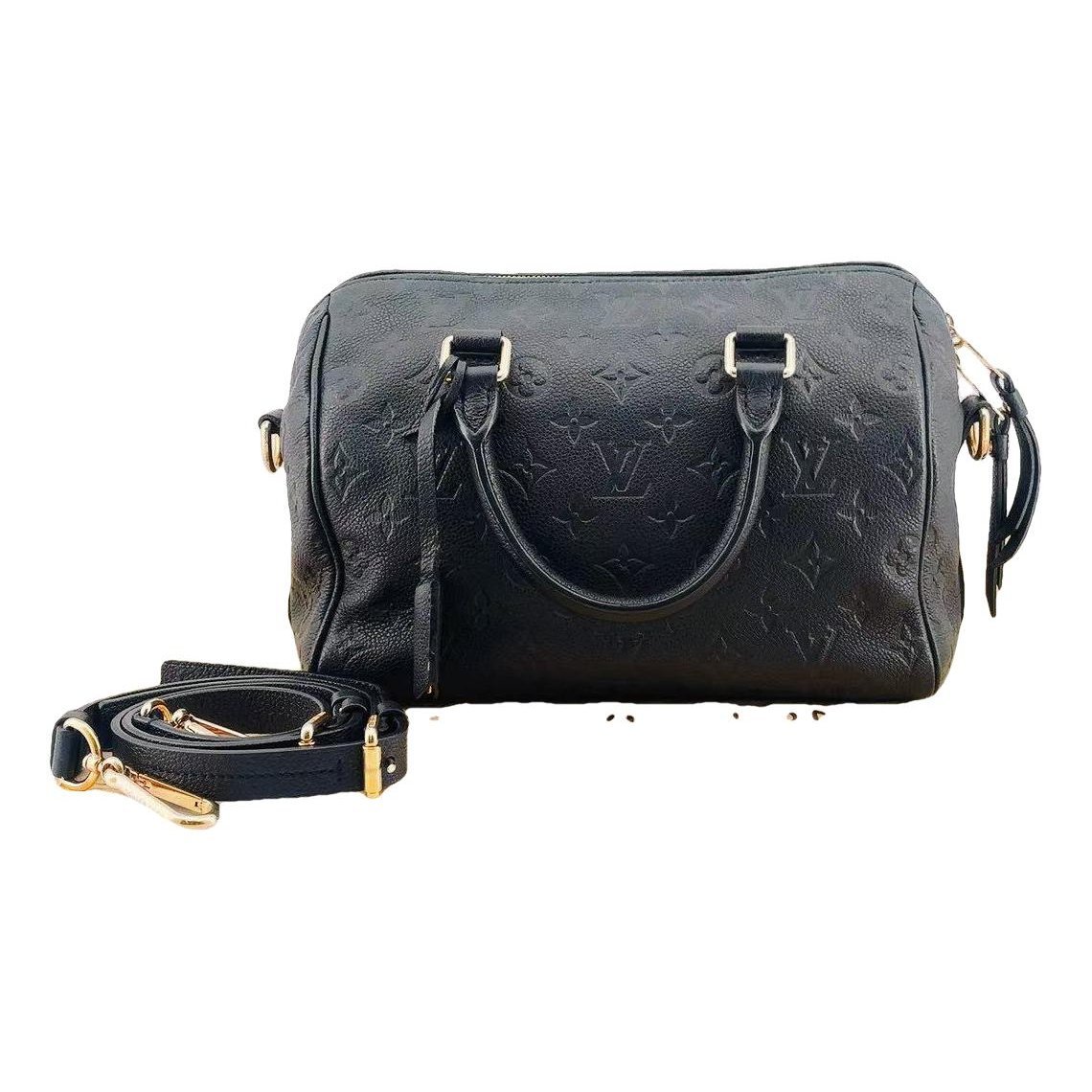 Speedy leather crossbody bag