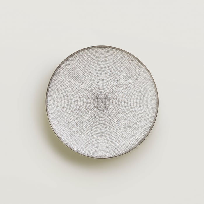 Sans Coloris Mosaique Au 24 Platinum Bread and Butter Plate