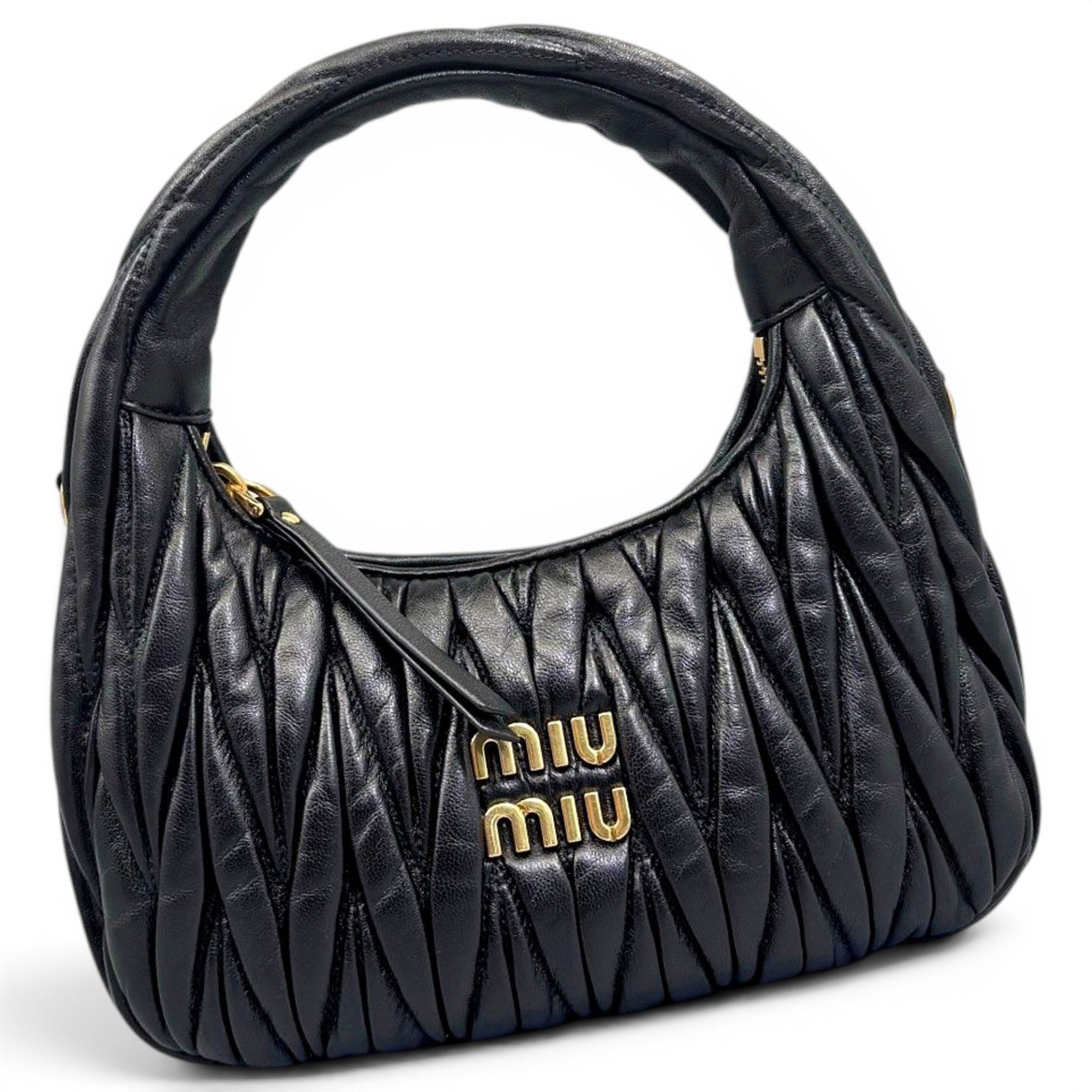 Miu Wander leather handbag
