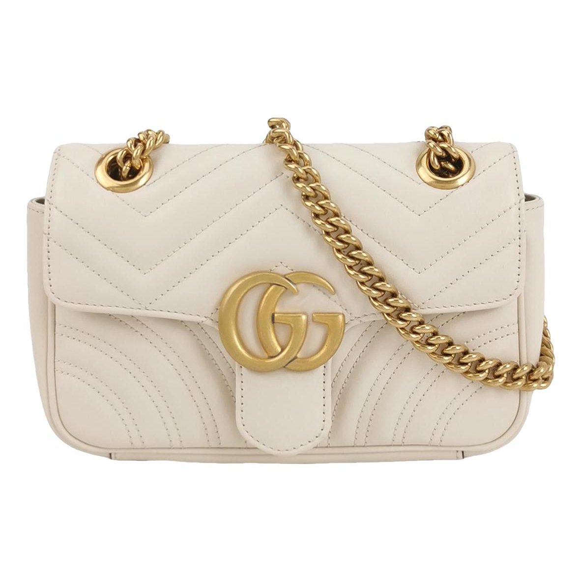 GG Marmont Flap leather crossbody bag