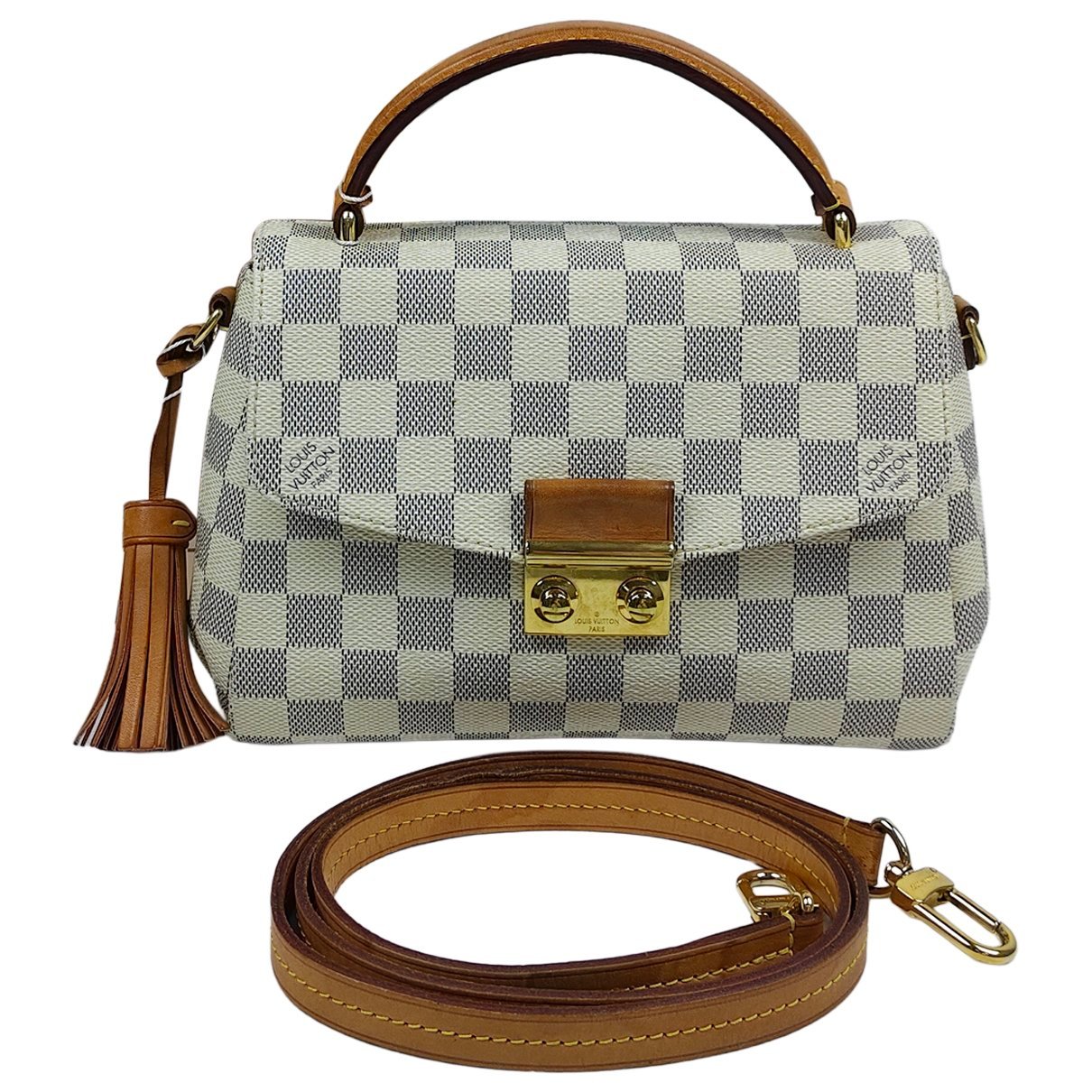 Croisette leather handbag