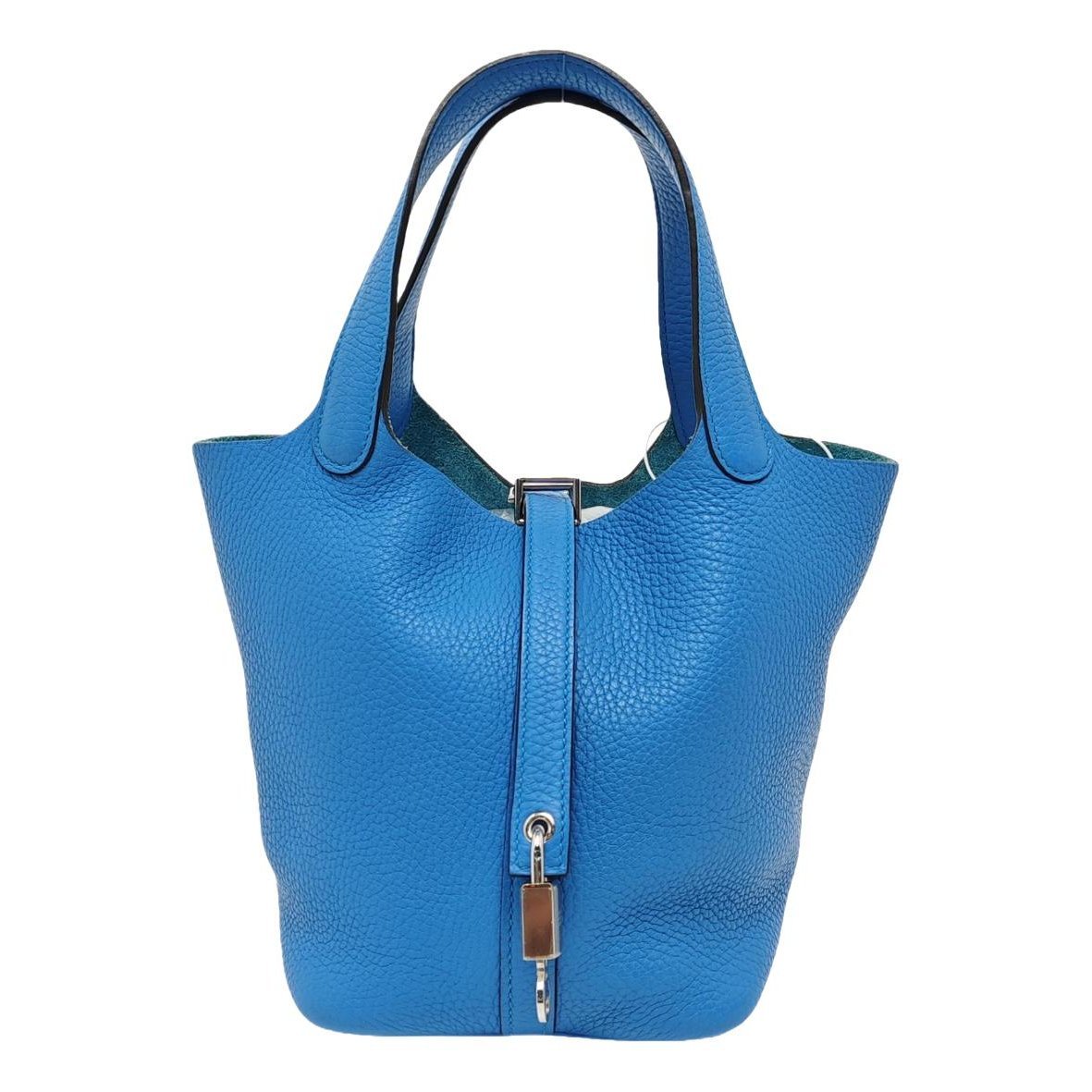 Picotin leather tote