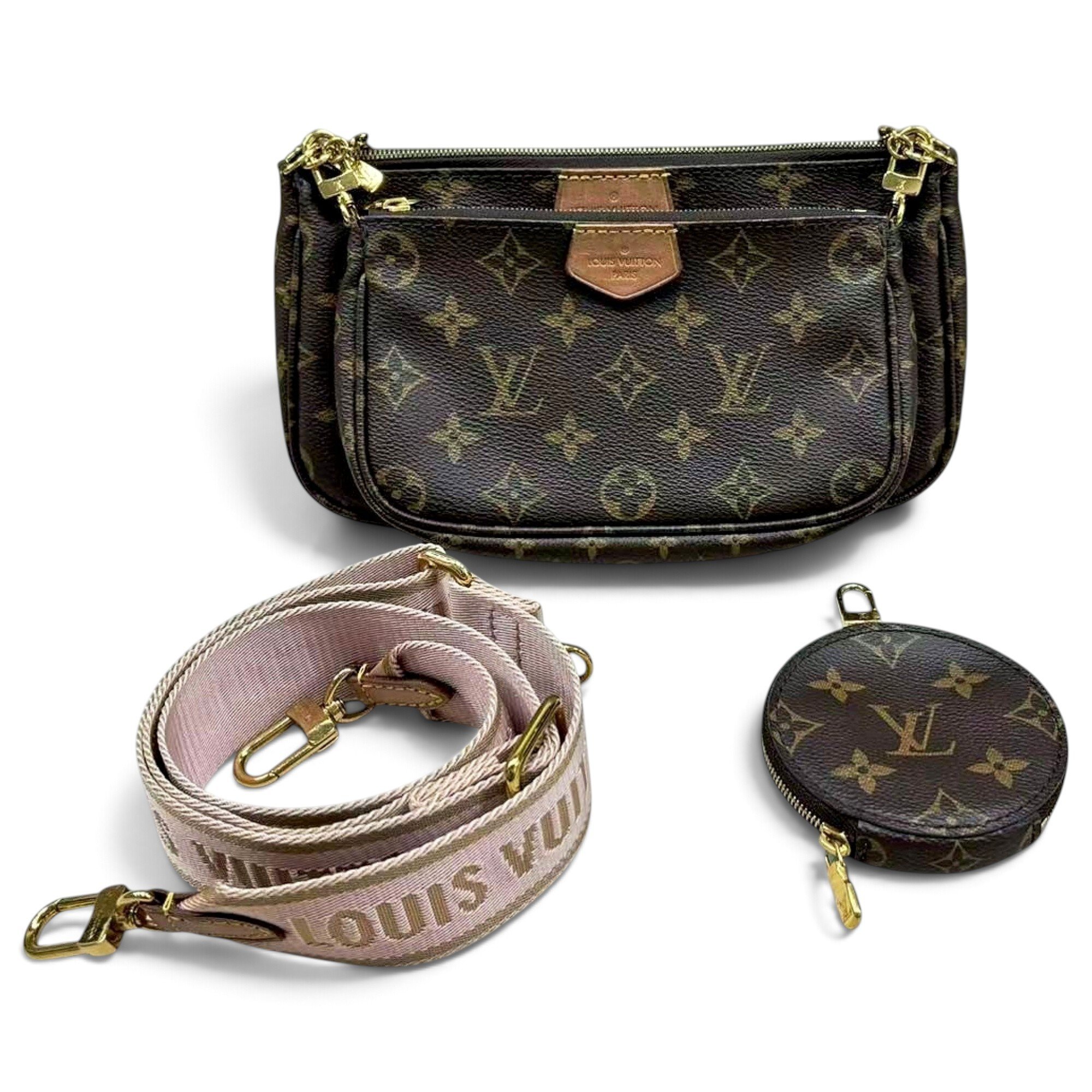 Multi Pochette Accessoires leather handbag