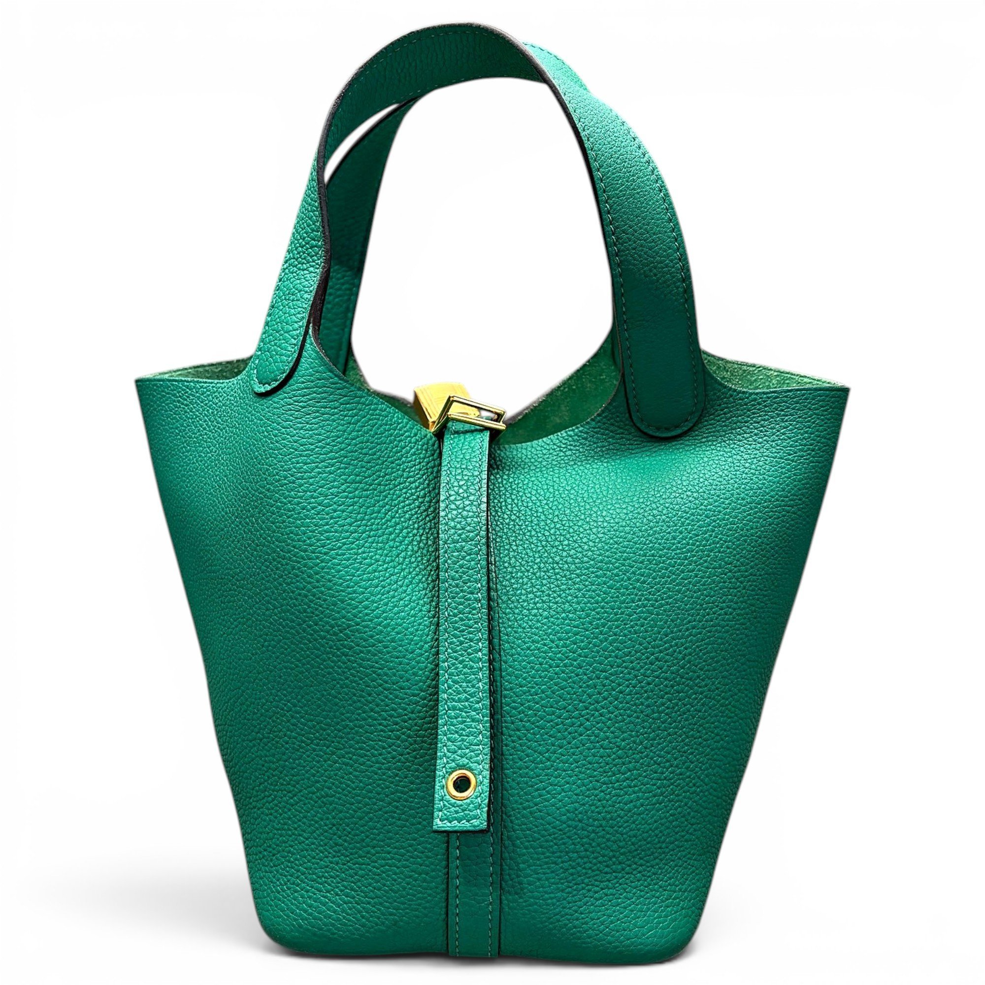 Picotin leather handbag