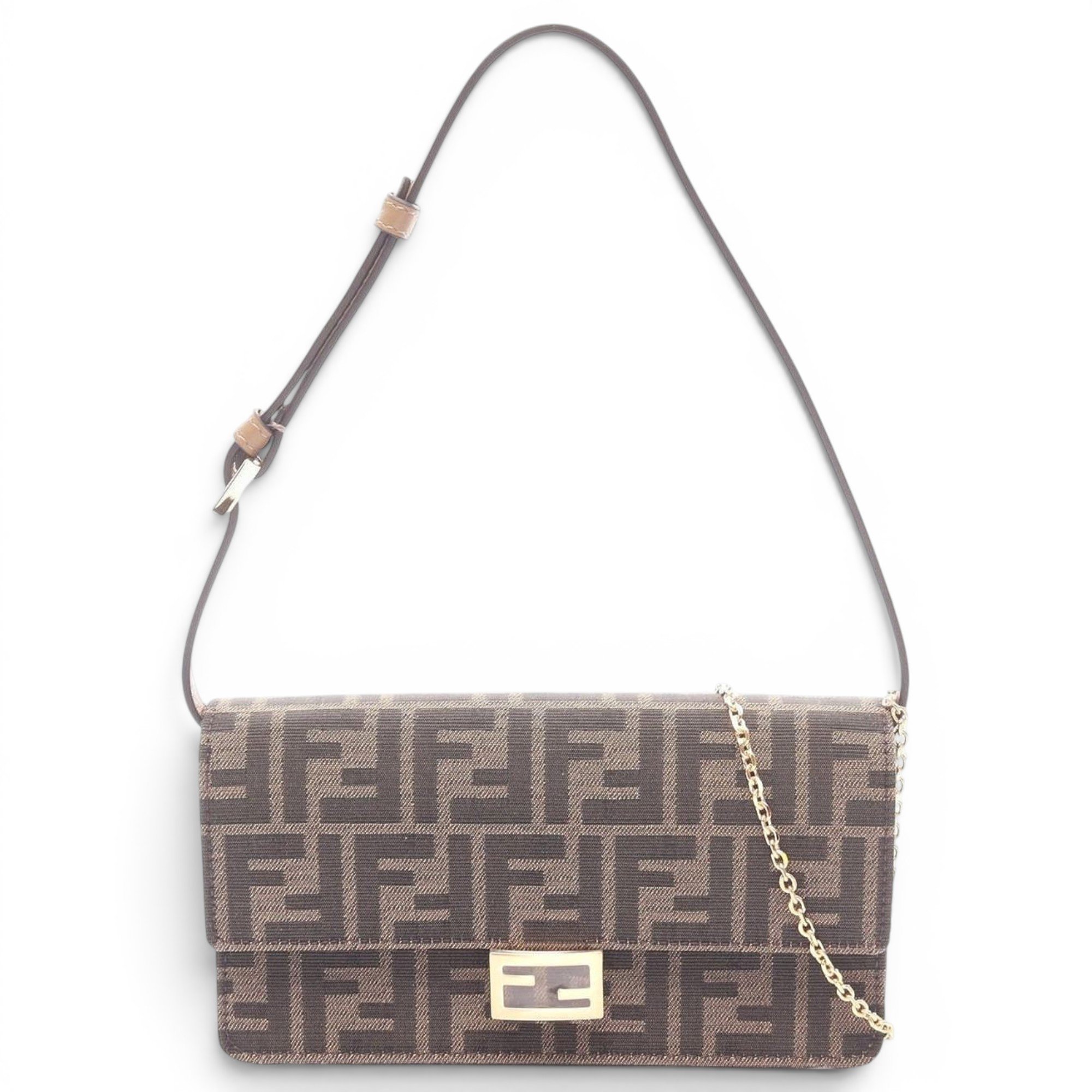 Baguette leather handbag