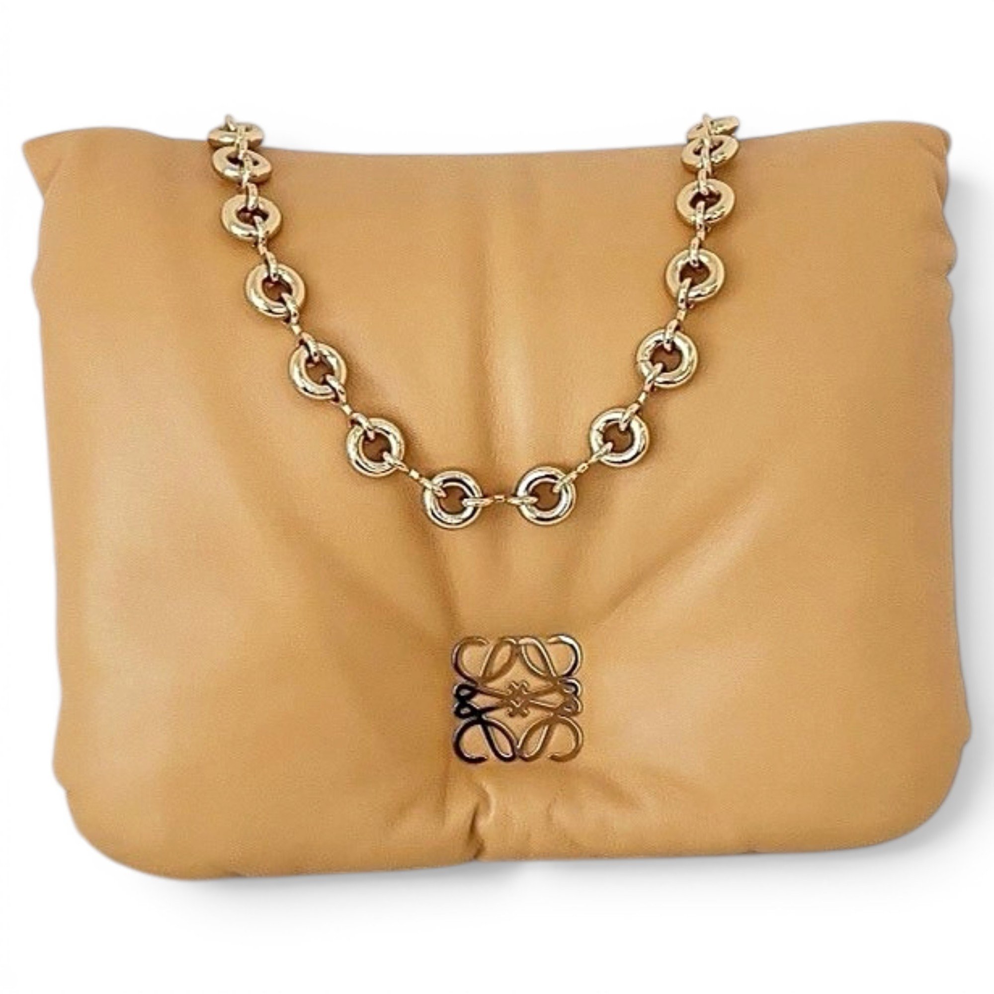 Goya Puffer leather handbag