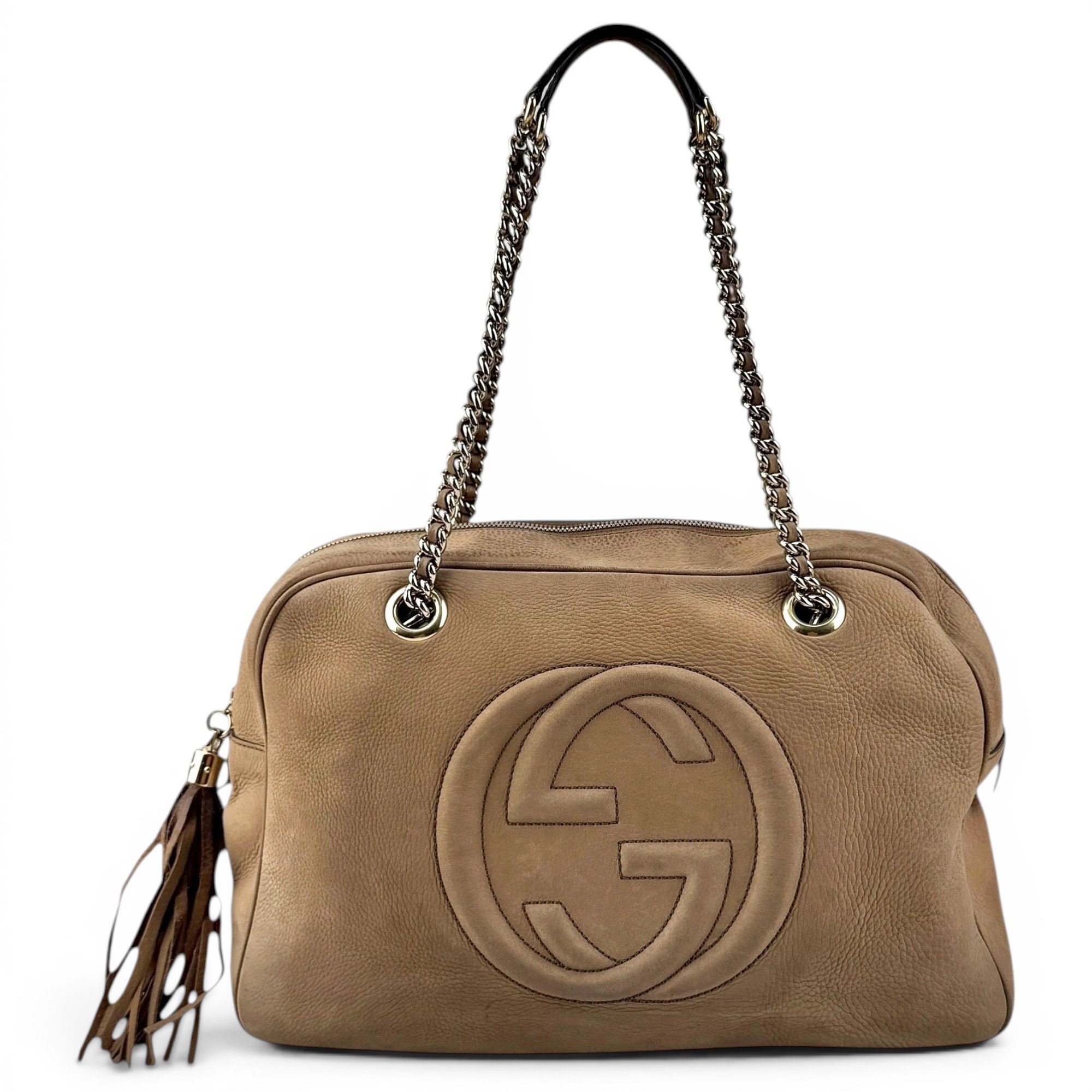 Soho Double Chain leather handbag