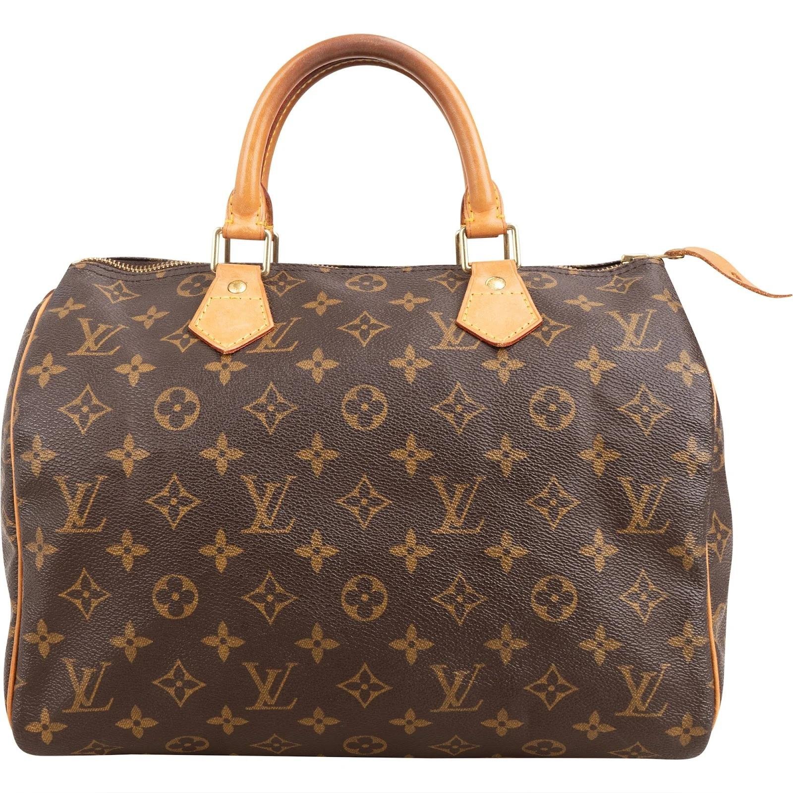Speedy leather handbag