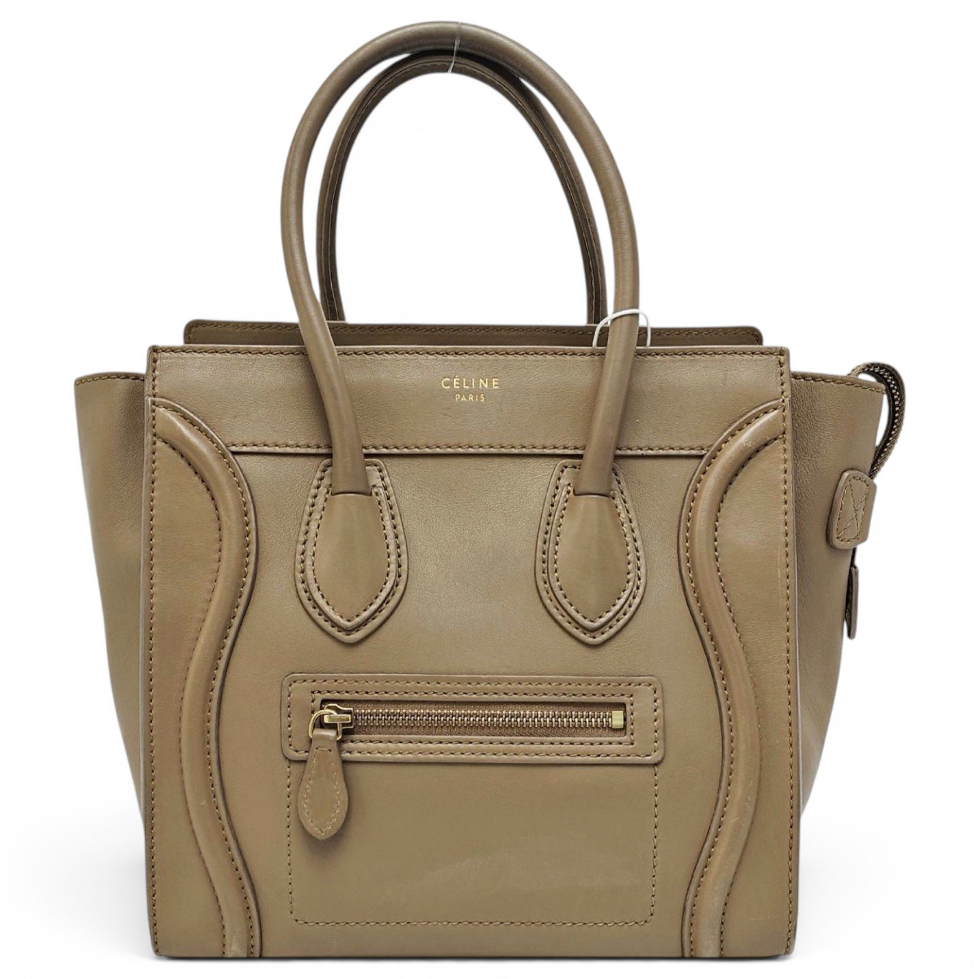 Luggage leather handbag