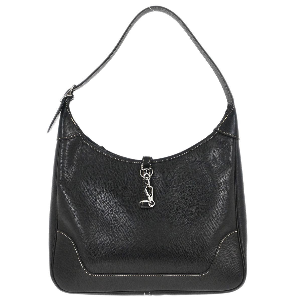 Hermesnap leather handbag