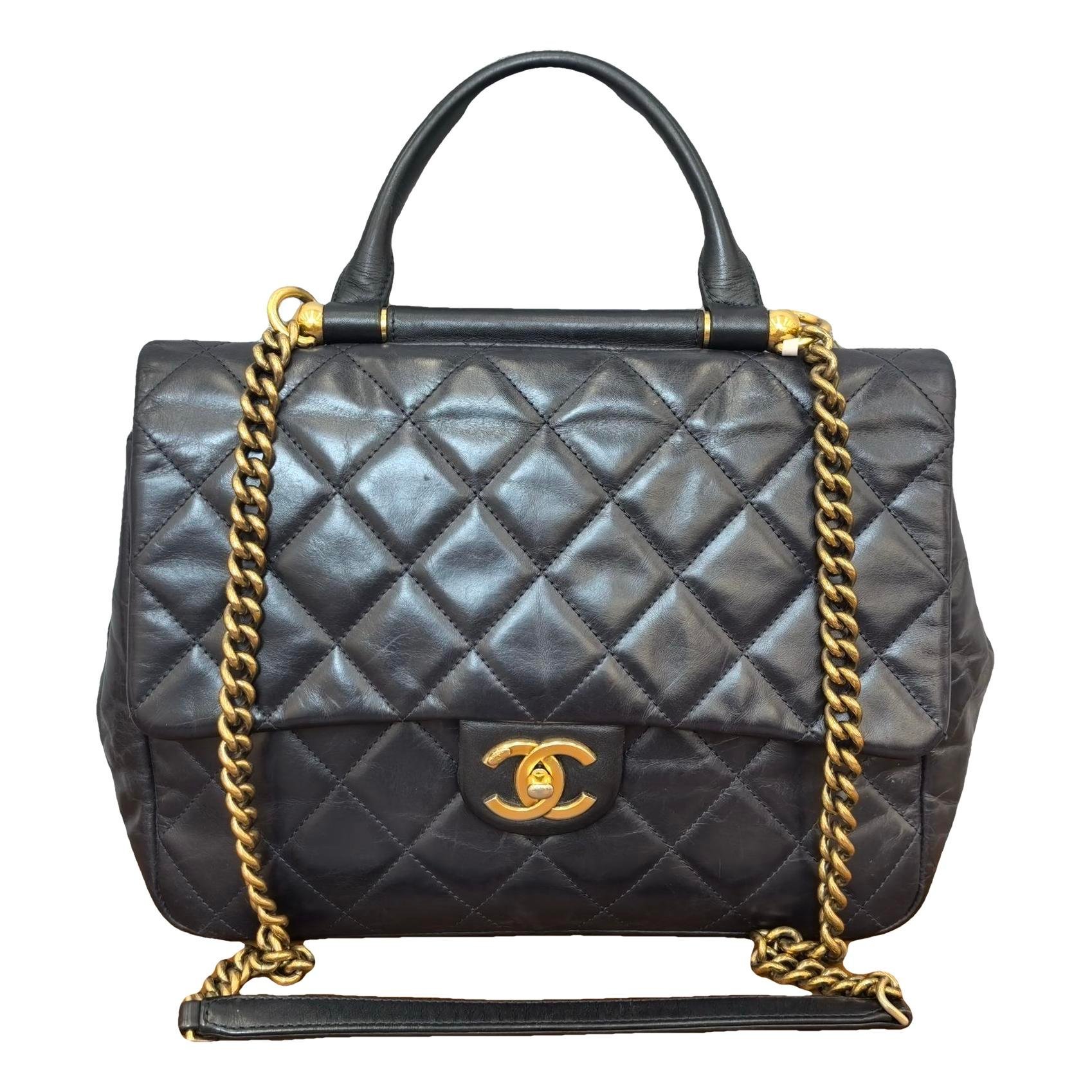 Leather handbag