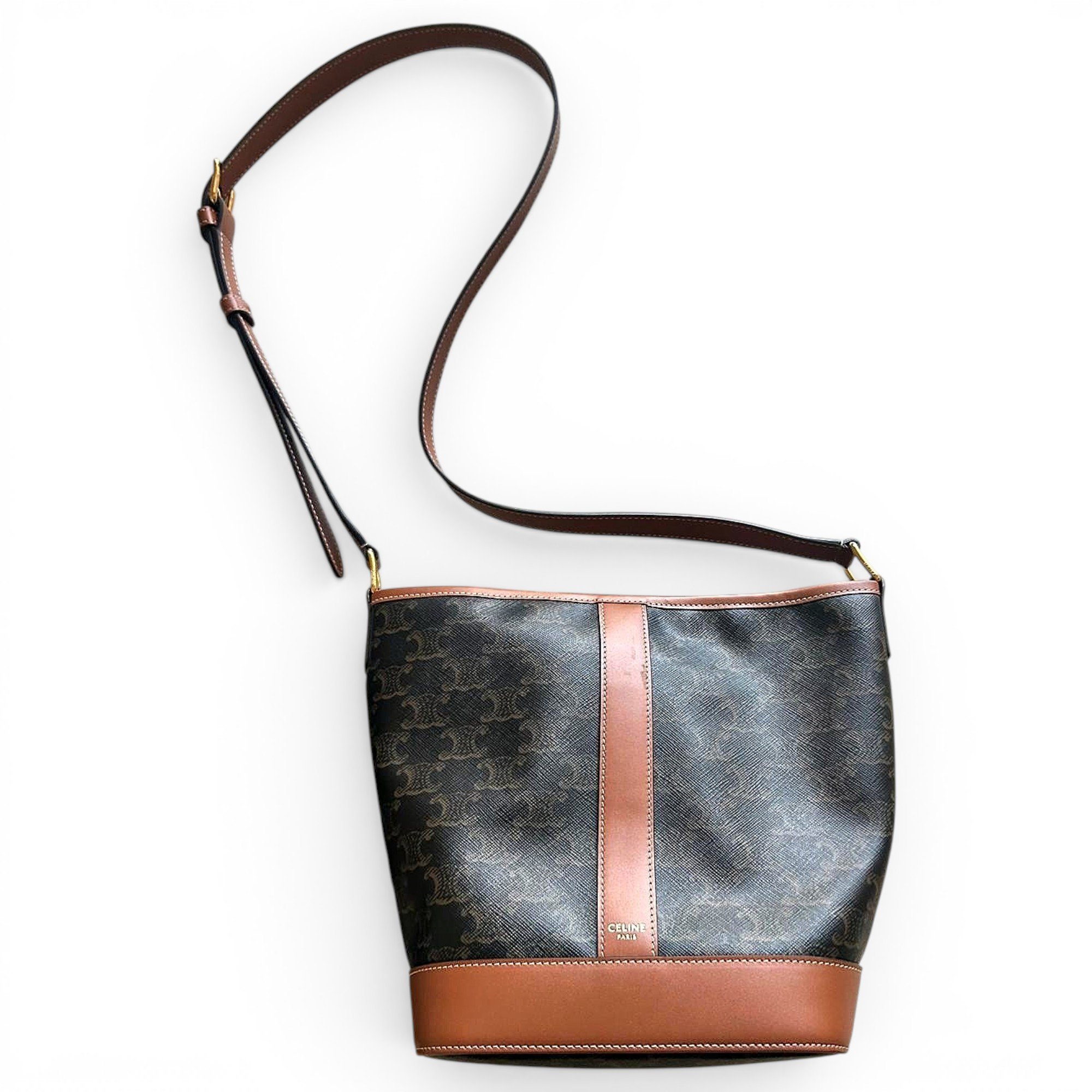 SAC SEAU leather handbag