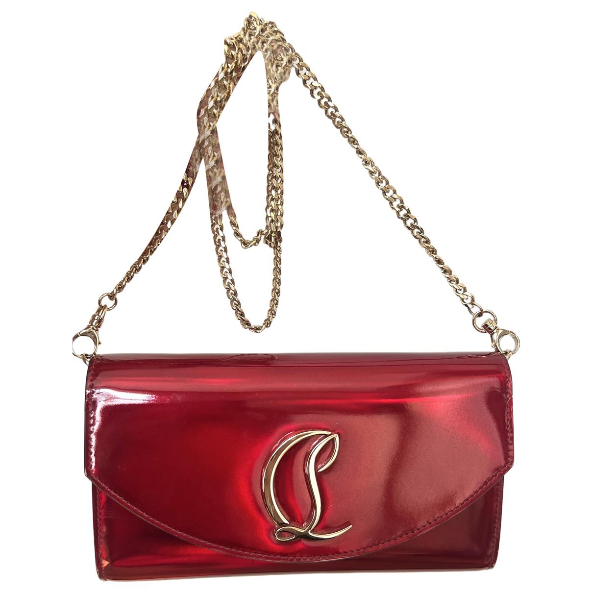 Christian Louboutin Loubi54 patent leather handbag