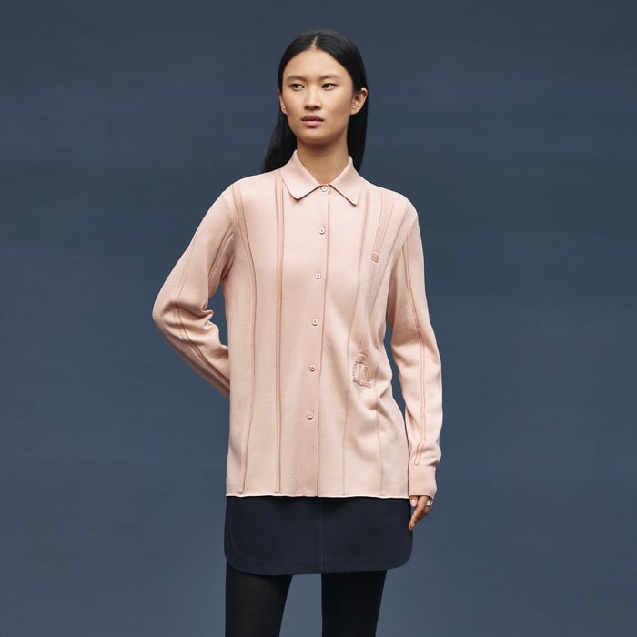 Rose Quartz "Etriers Remix" Buttoned Shirt