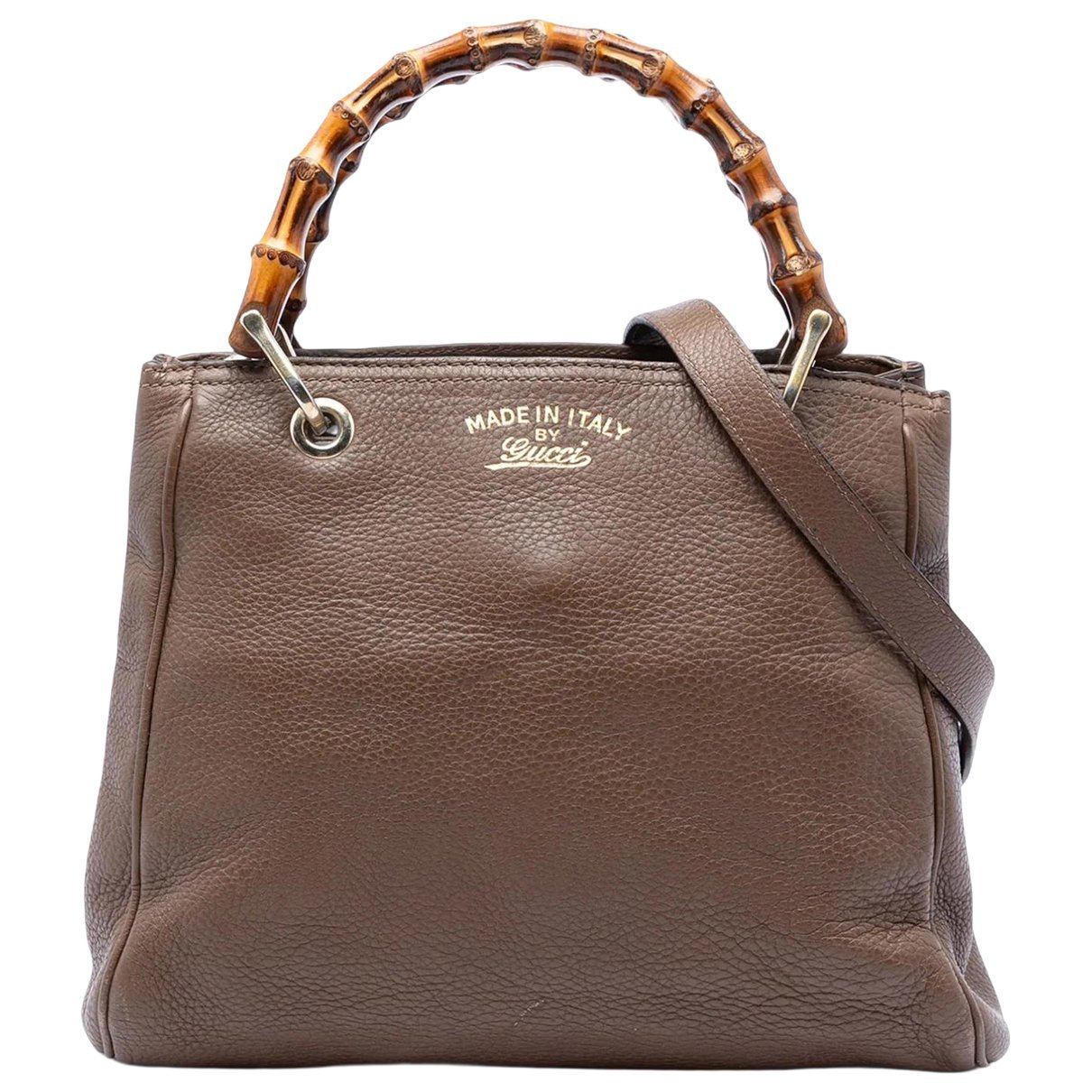 Bamboo leather satchel