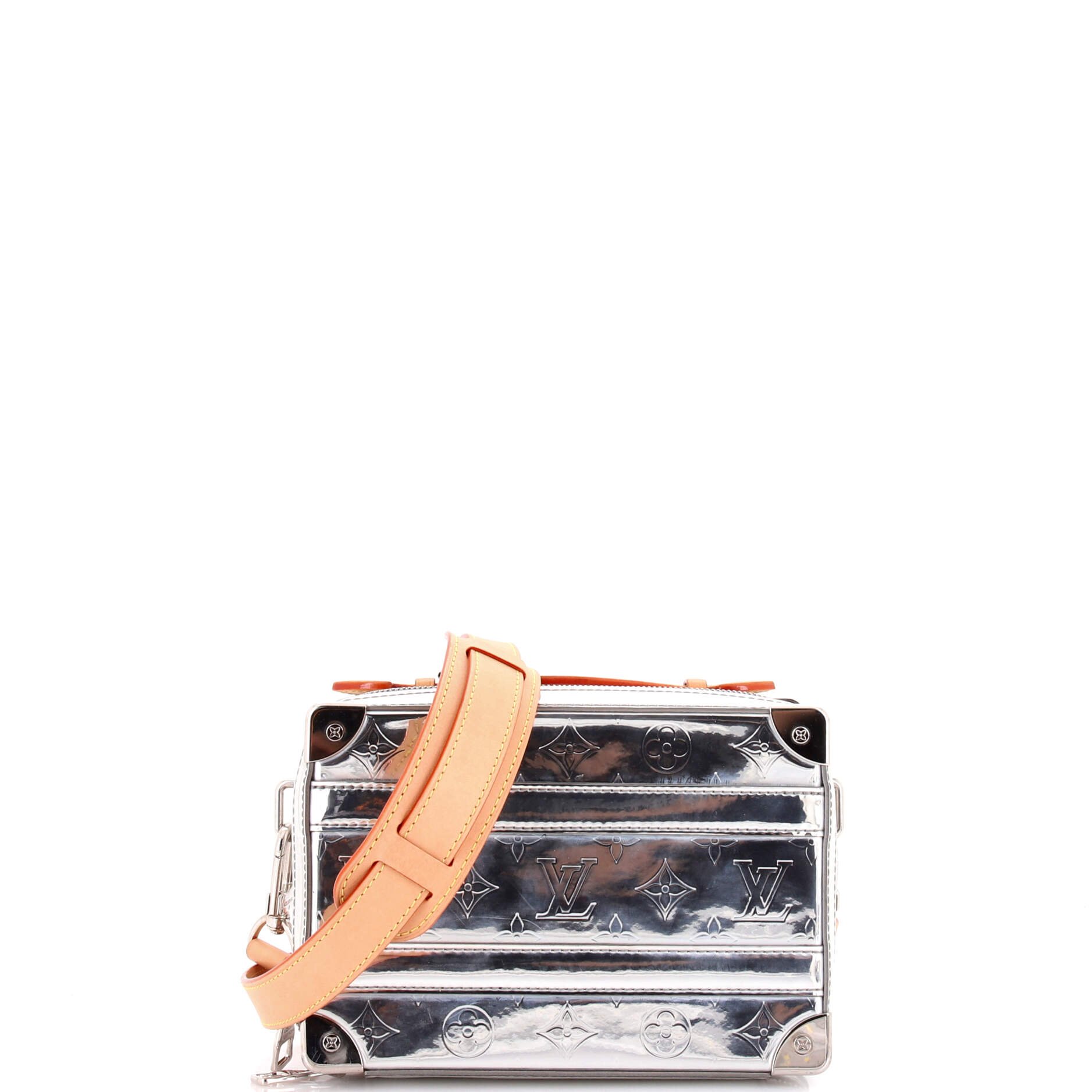 Handle Soft Trunk Bag Monogram Mirror Coated Canvas