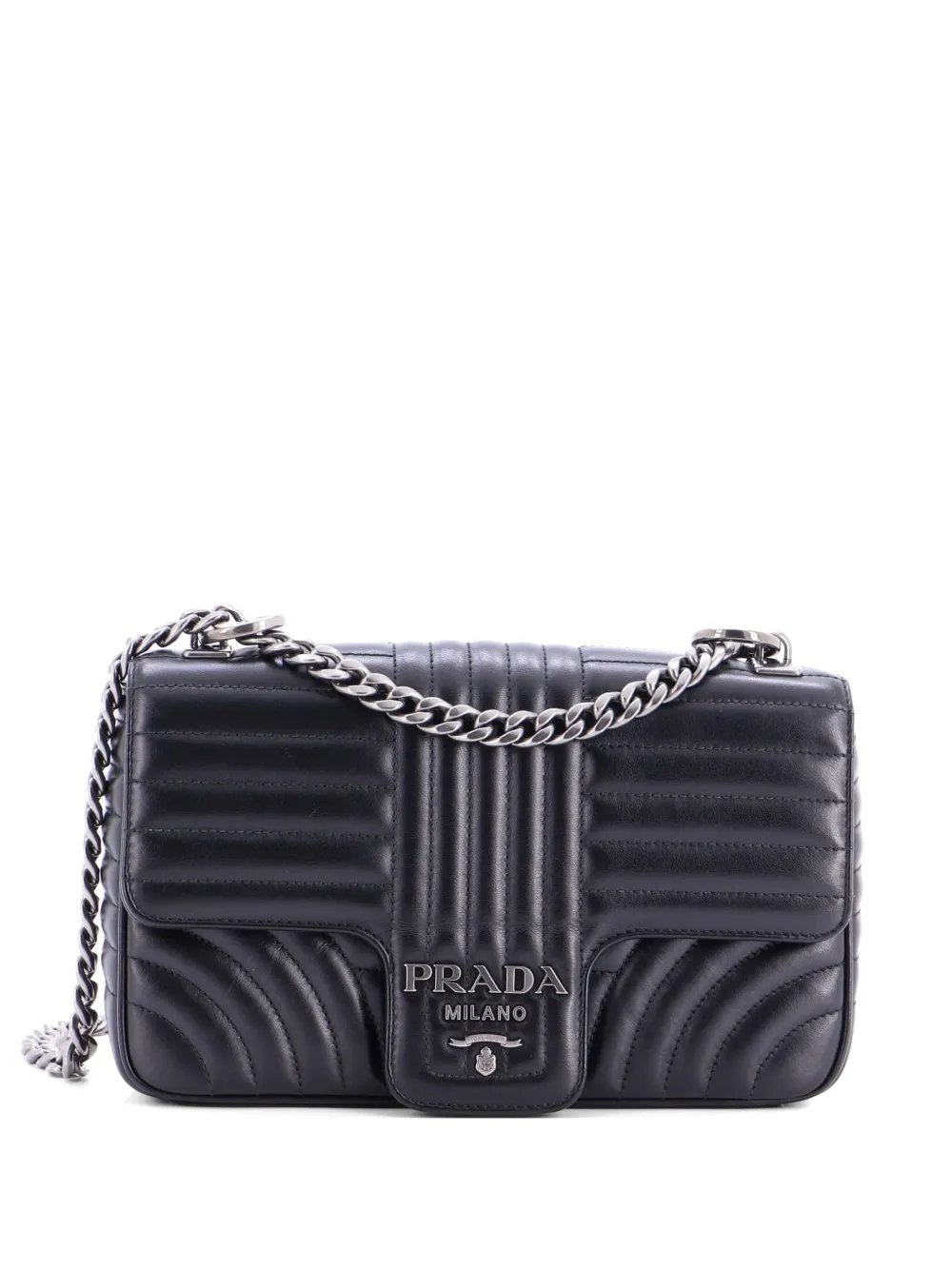 Chain Flap Shoulder Bag Diagramme Quilted Leather Medium crossbody bag