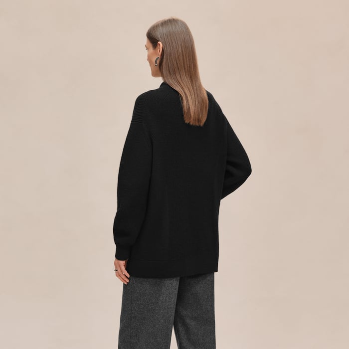 Noir Long Cardigan