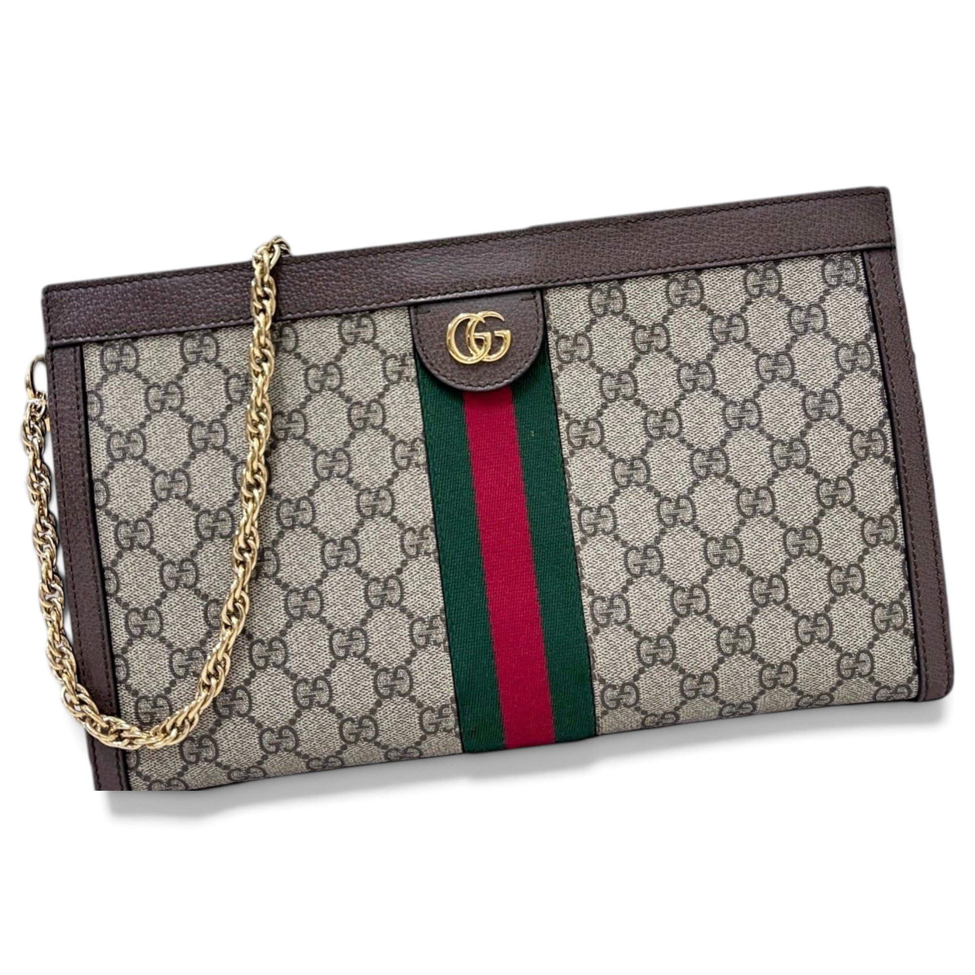 Ophidia Chain leather handbag