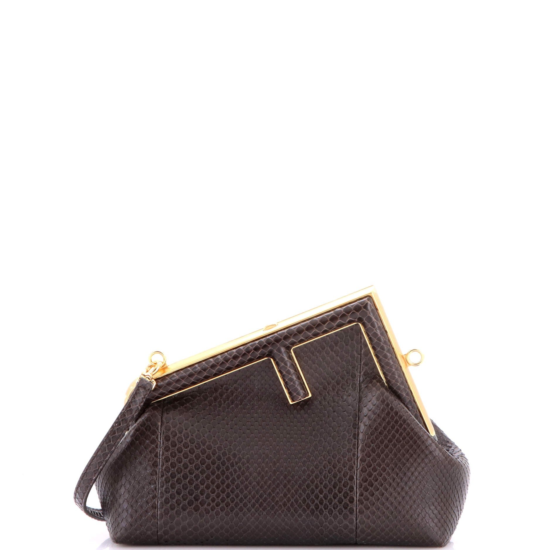 Fendi First Bag Python Small