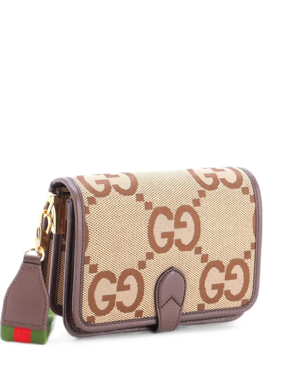 Buckle Messenger Bag Jumbo GG Canvas Small crossbody bag