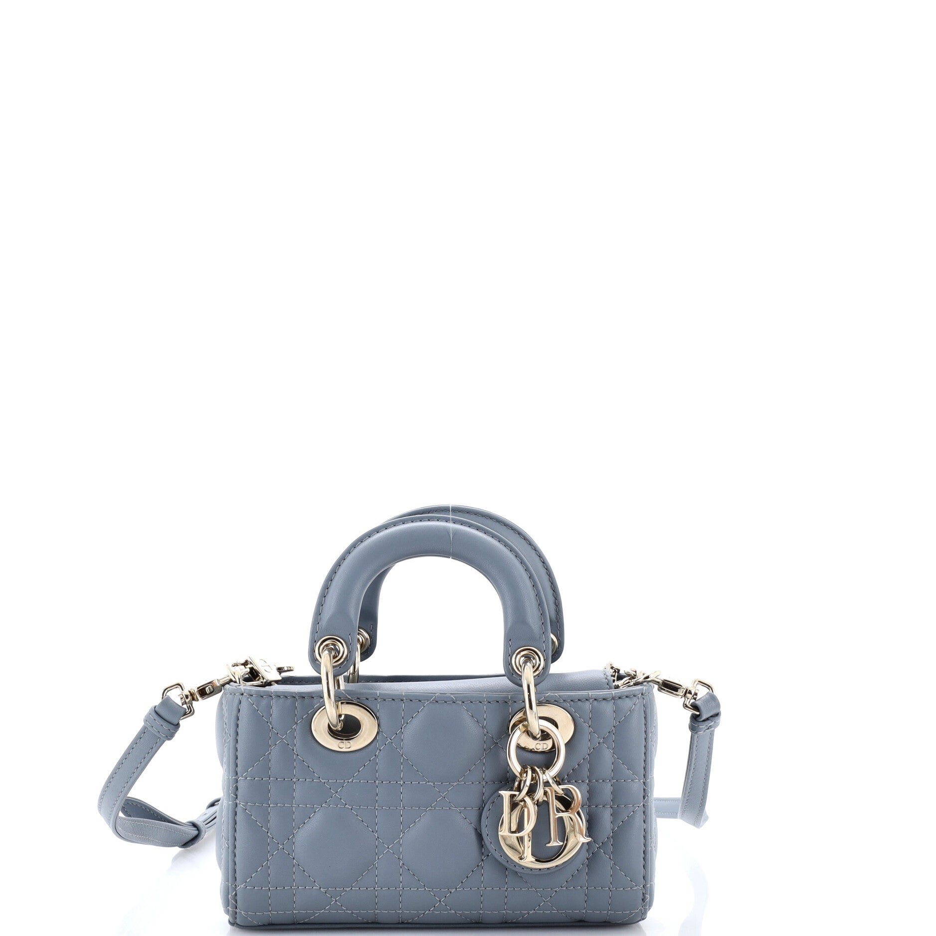 Lady D-Joy Bag Cannage Quilt Lambskin Micro
