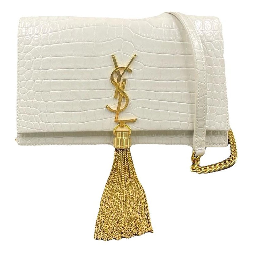 Pompom Kate leather handbag