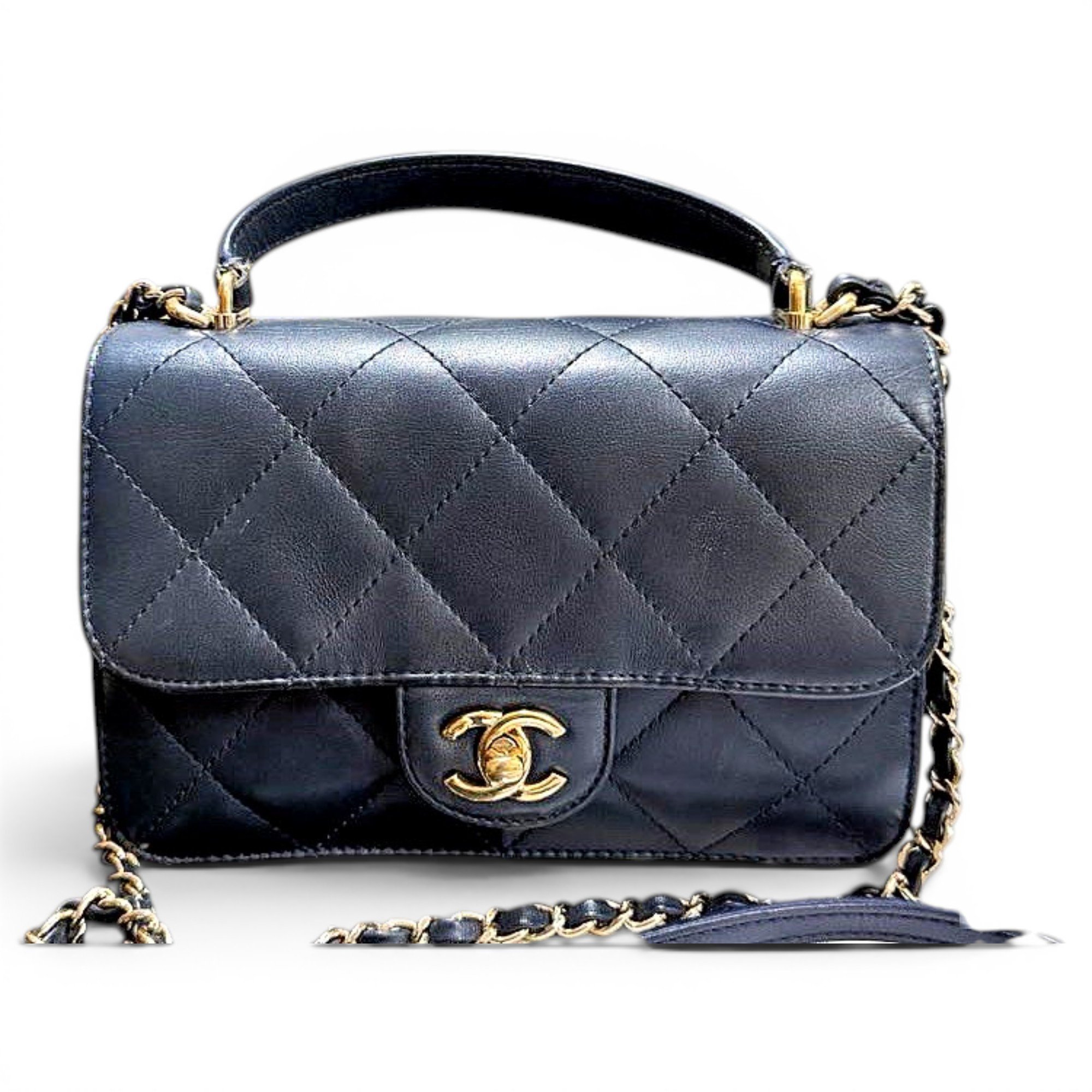 Leather handbag