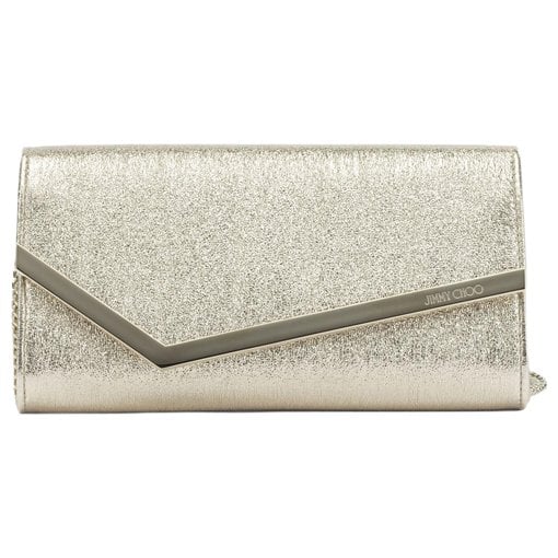 Leather clutch bag
