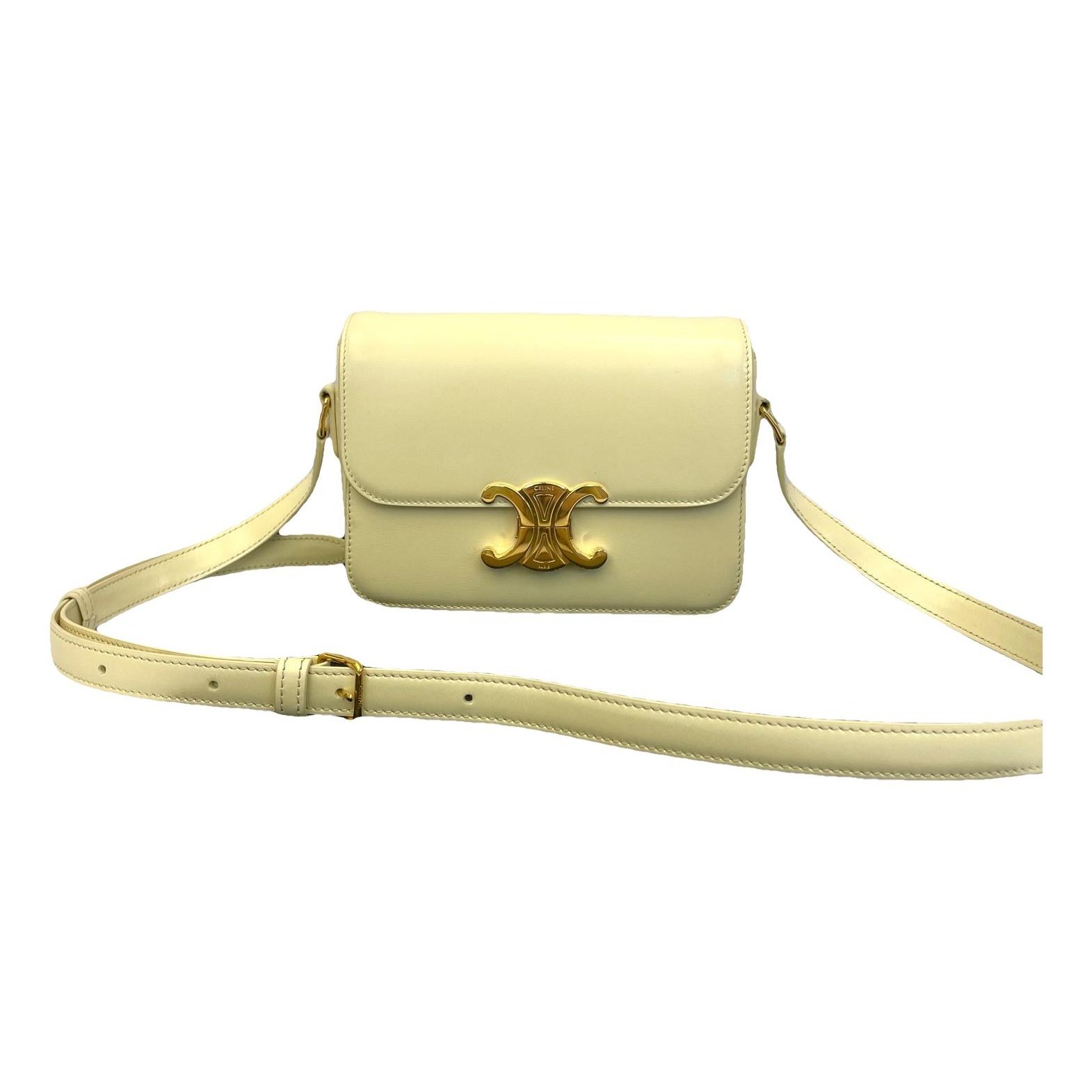 Triomphe leather handbag