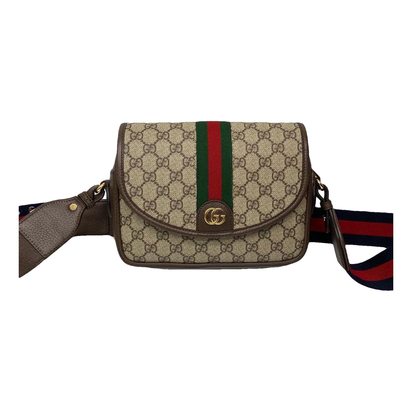 Ophidia Flap Top Handle linen handbag