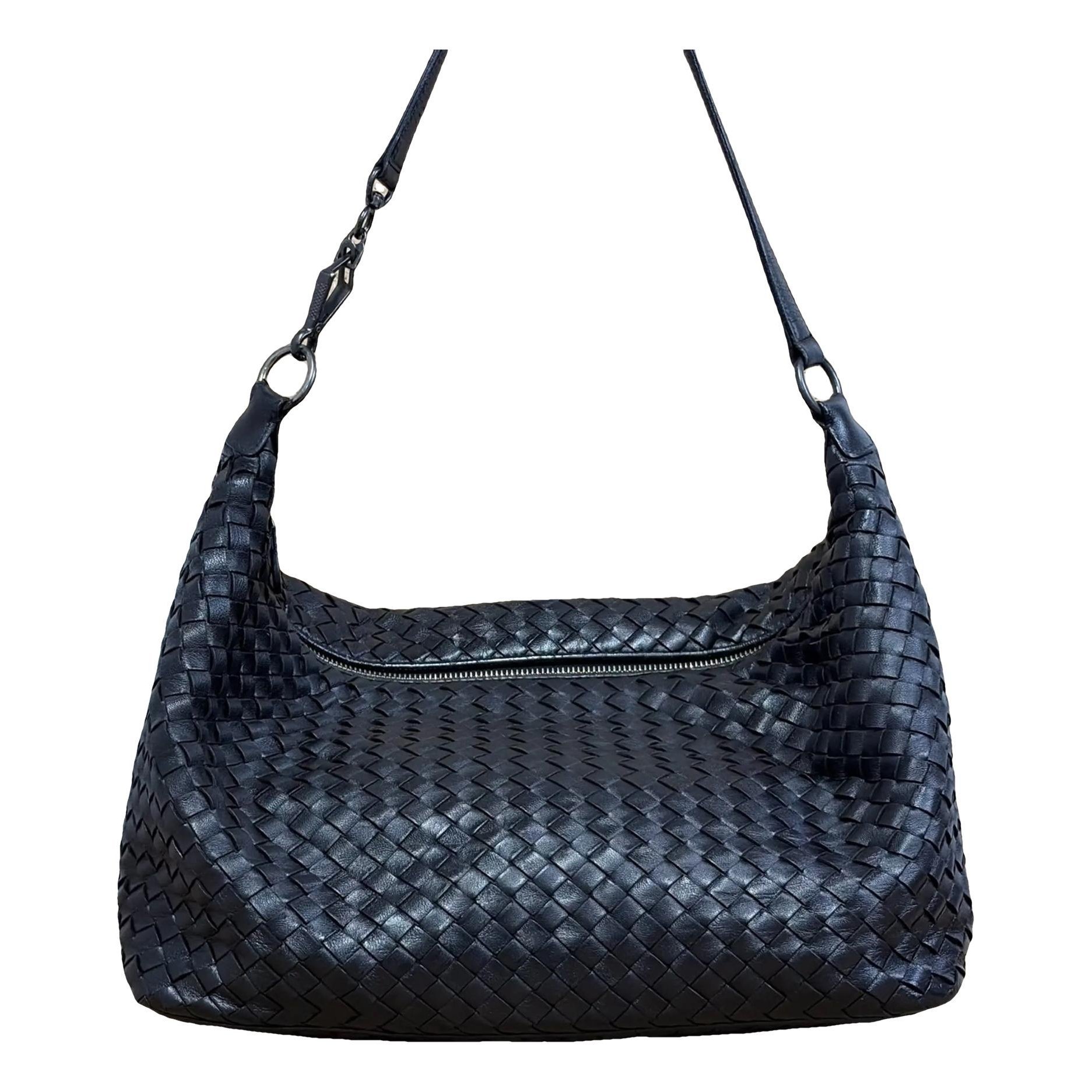 Parachute leather handbag