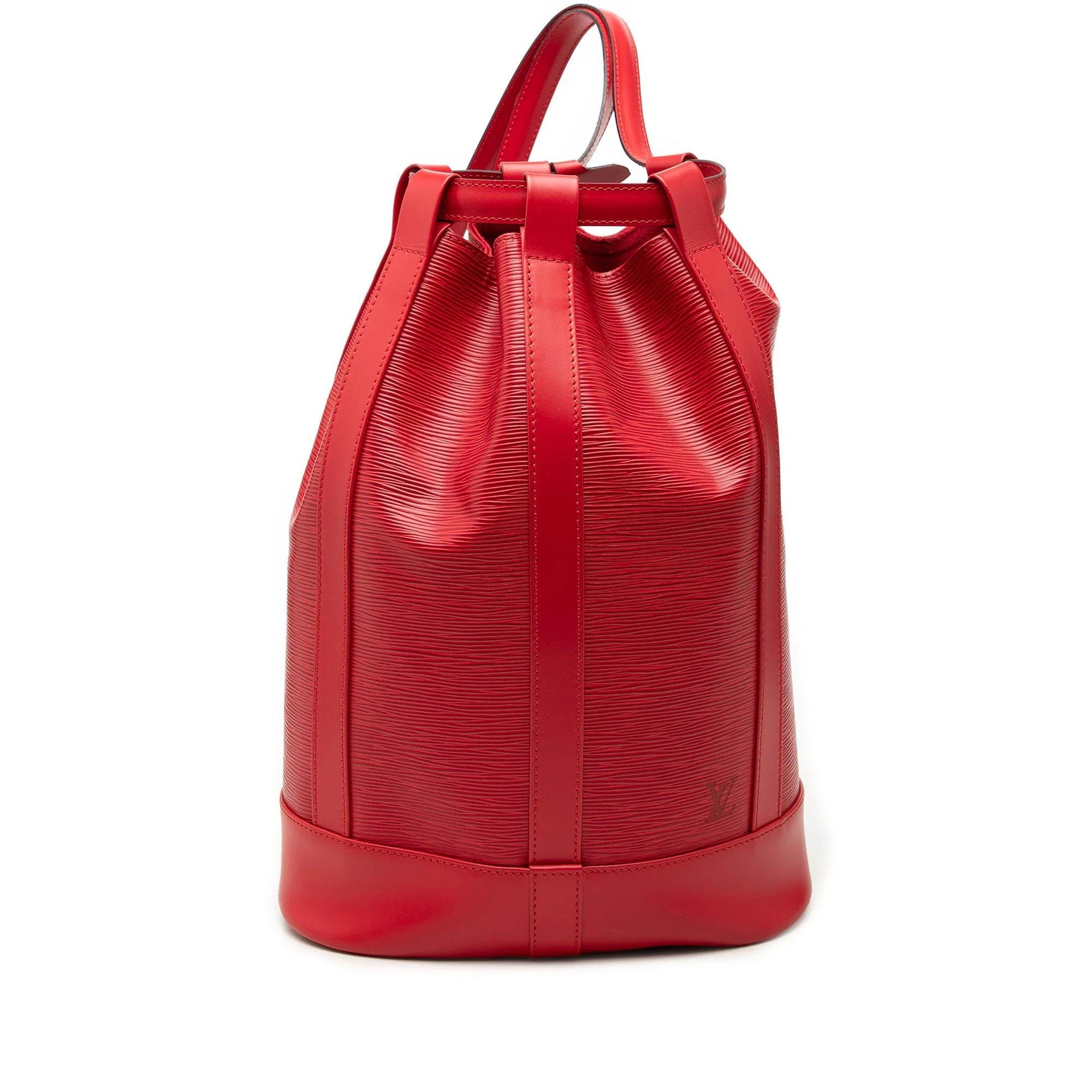 Randonnée leather backpack
