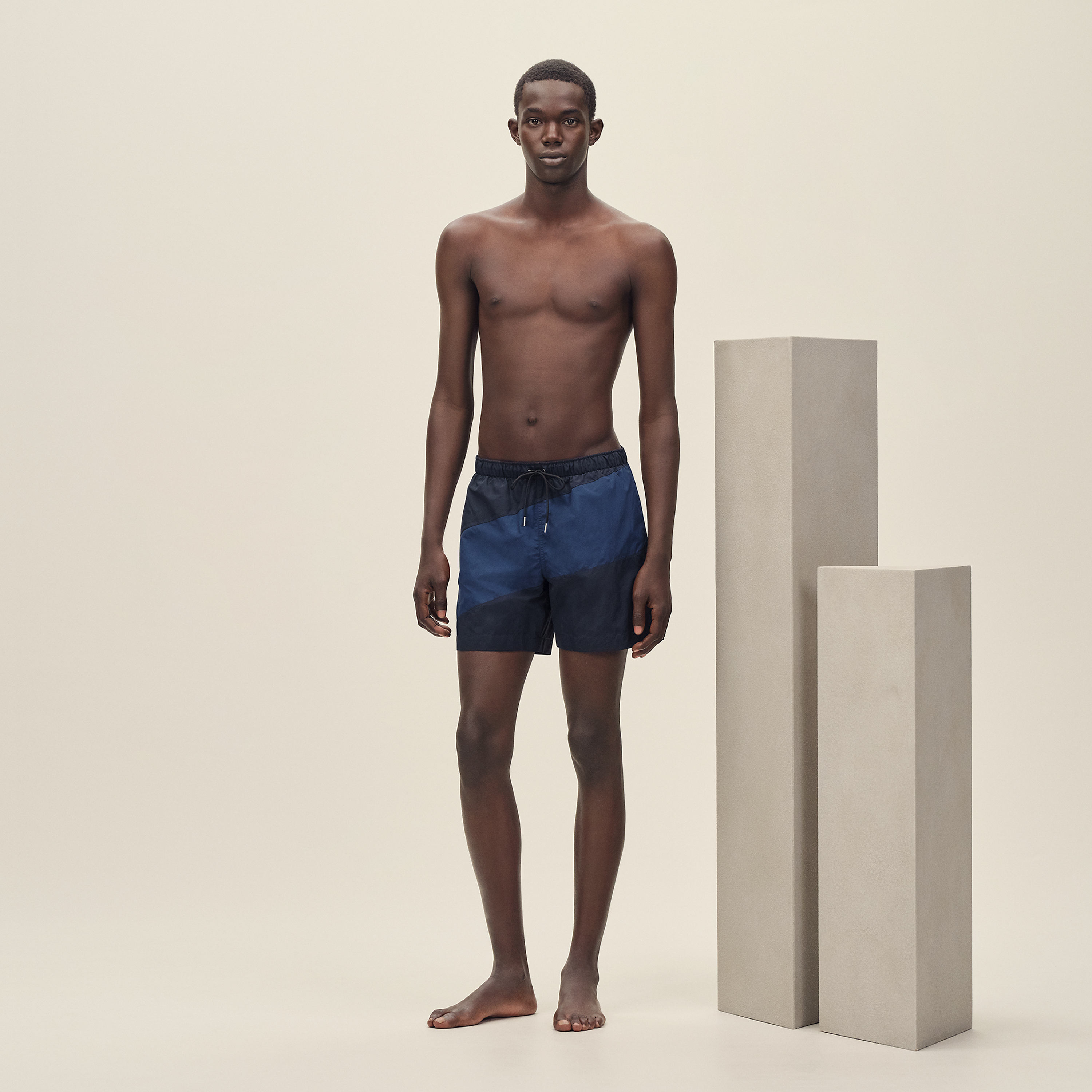 "En diagonale" swim trunks