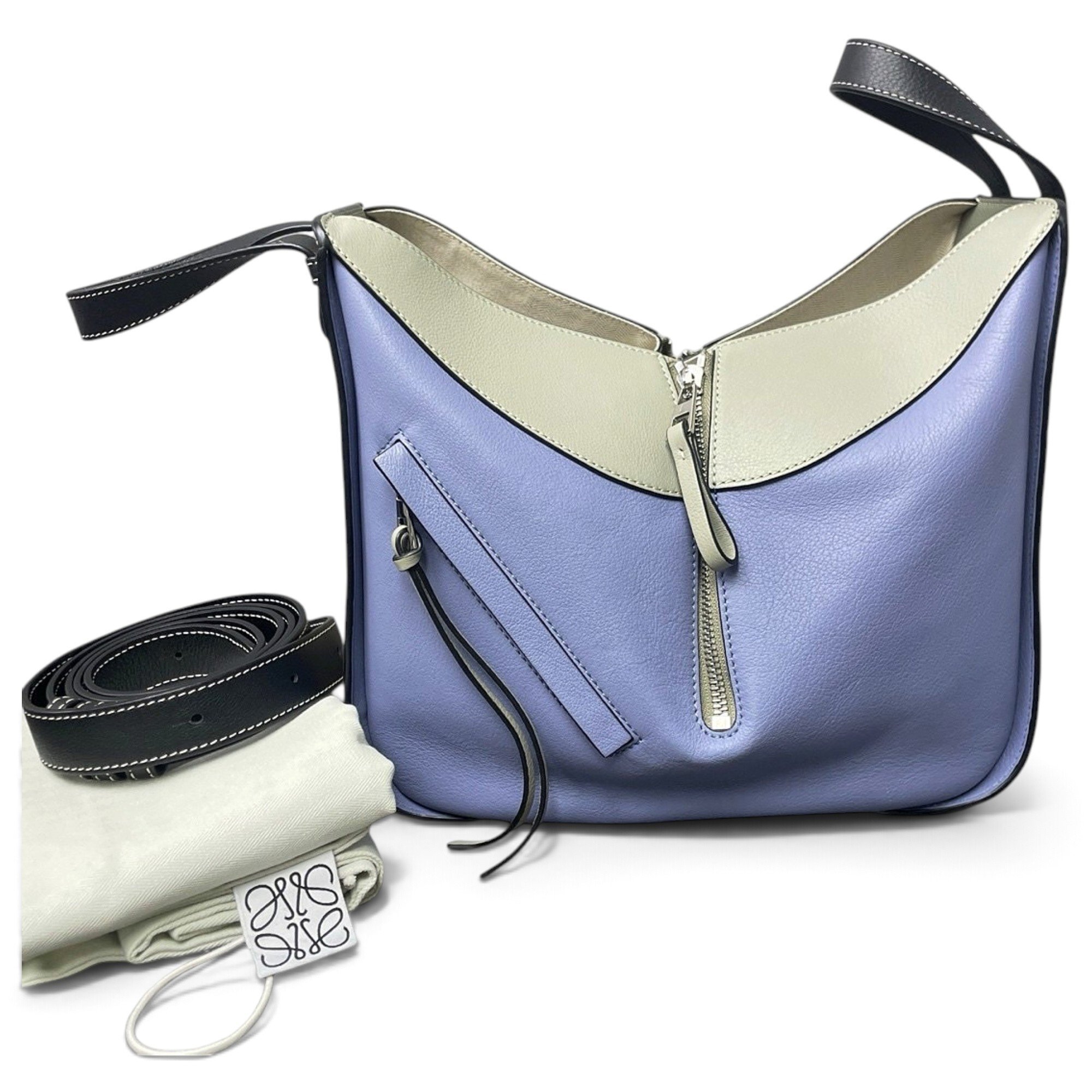 Hammock leather handbag