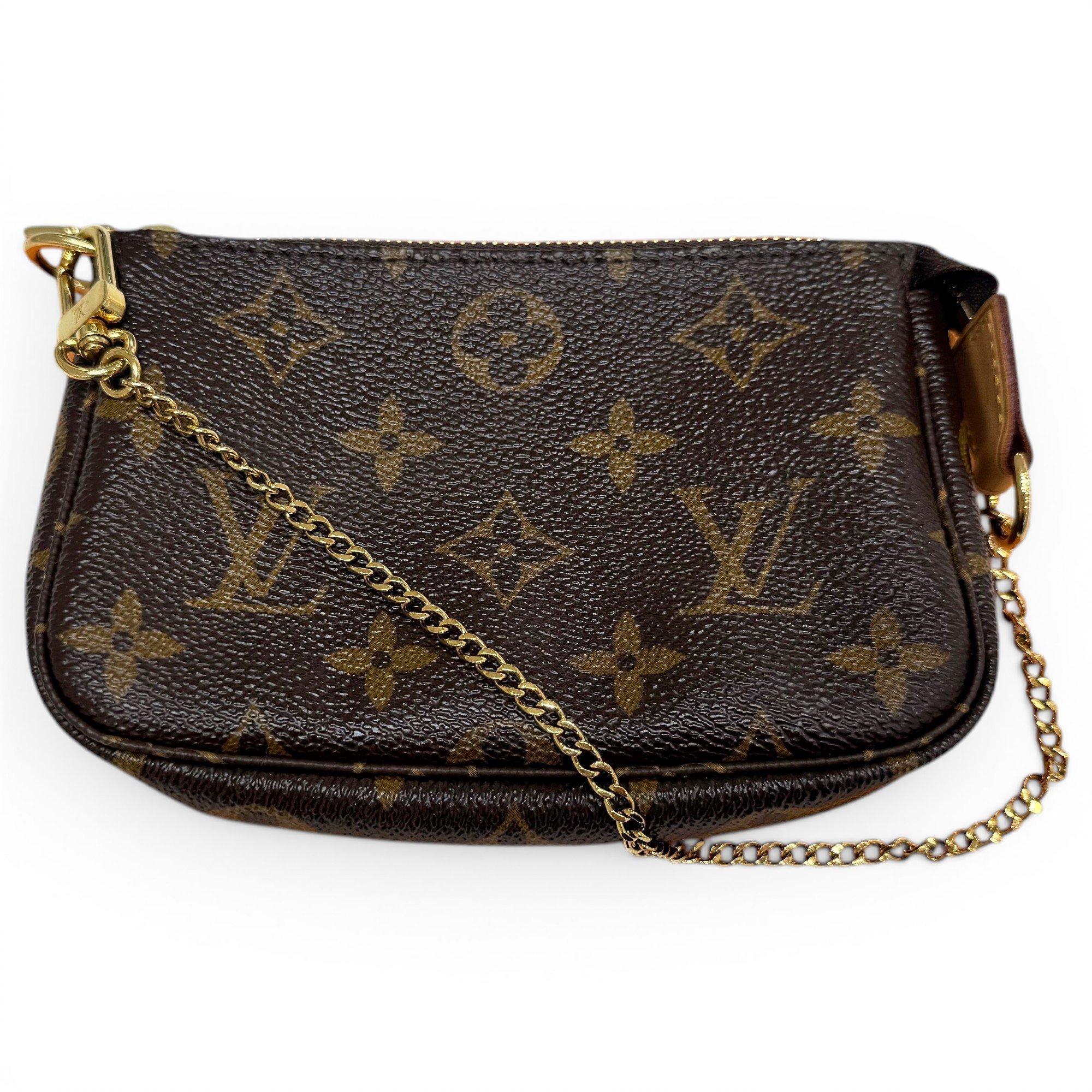 Leather clutch bag